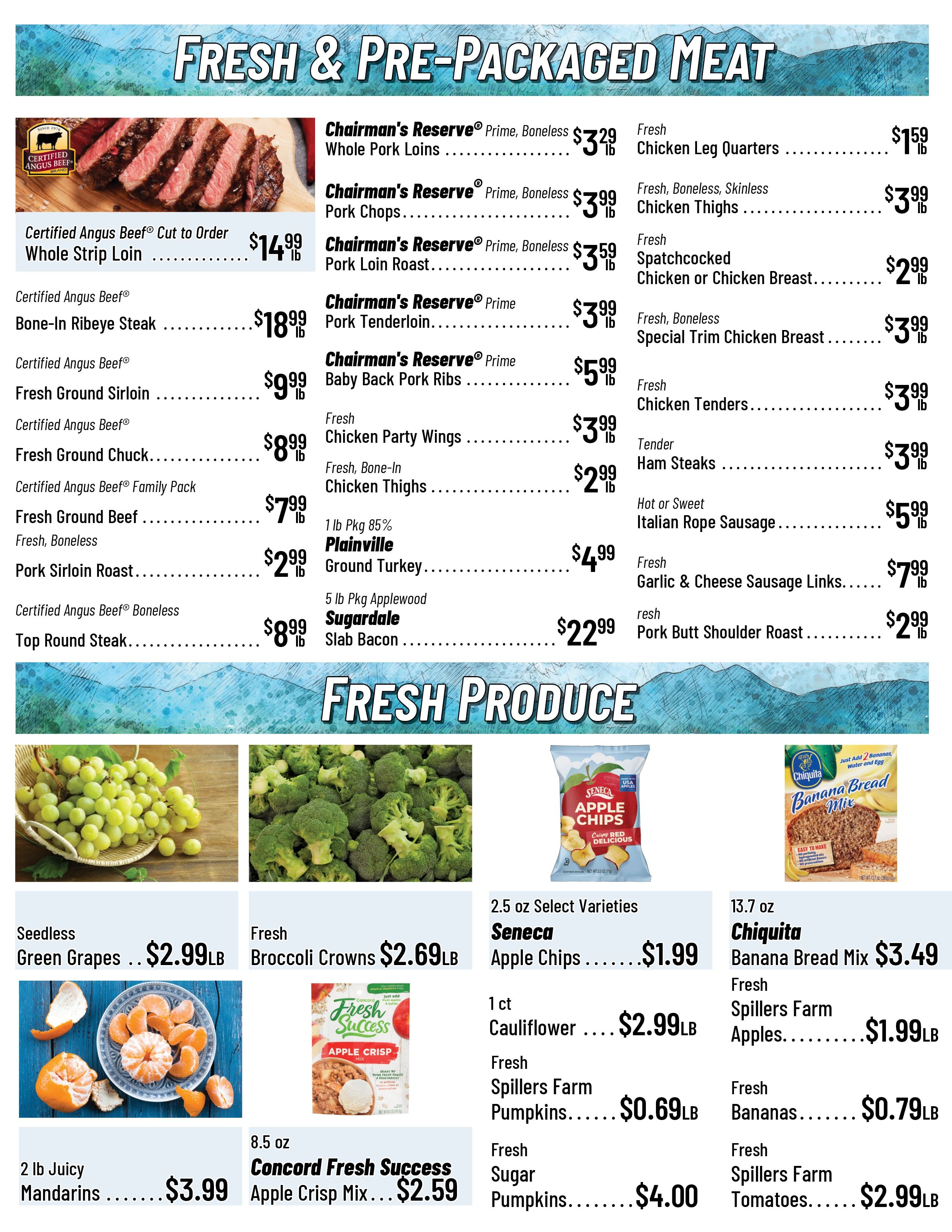 Spillers' Farm Store Weekly Ad September 14 - 20, 2026