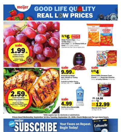 Meijer (London Area, KY) Weekly Ad September 16 - 22, 2026