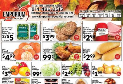 Emporium Food Market Weekly Ad September 14 - 20, 2026