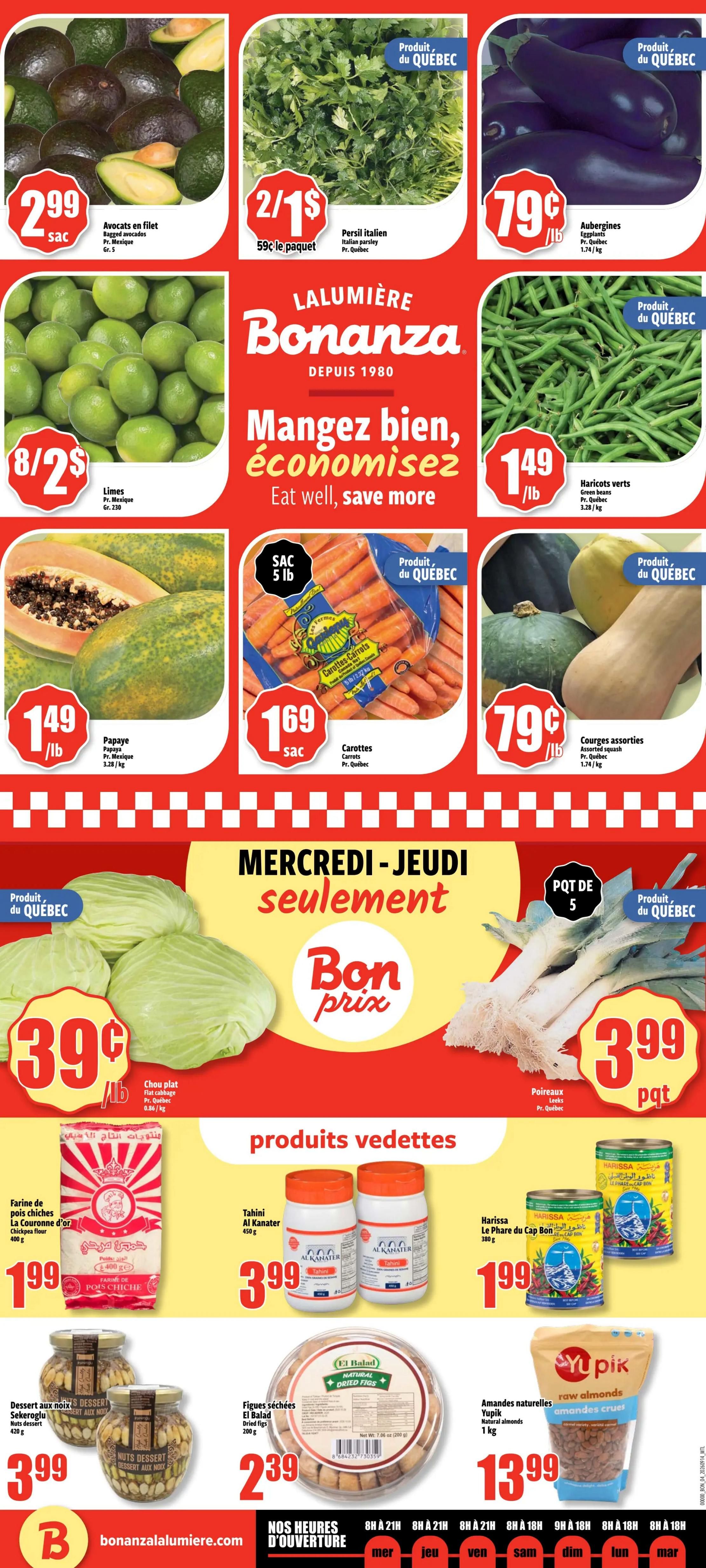 Bonanza Flyer September 16 to 22