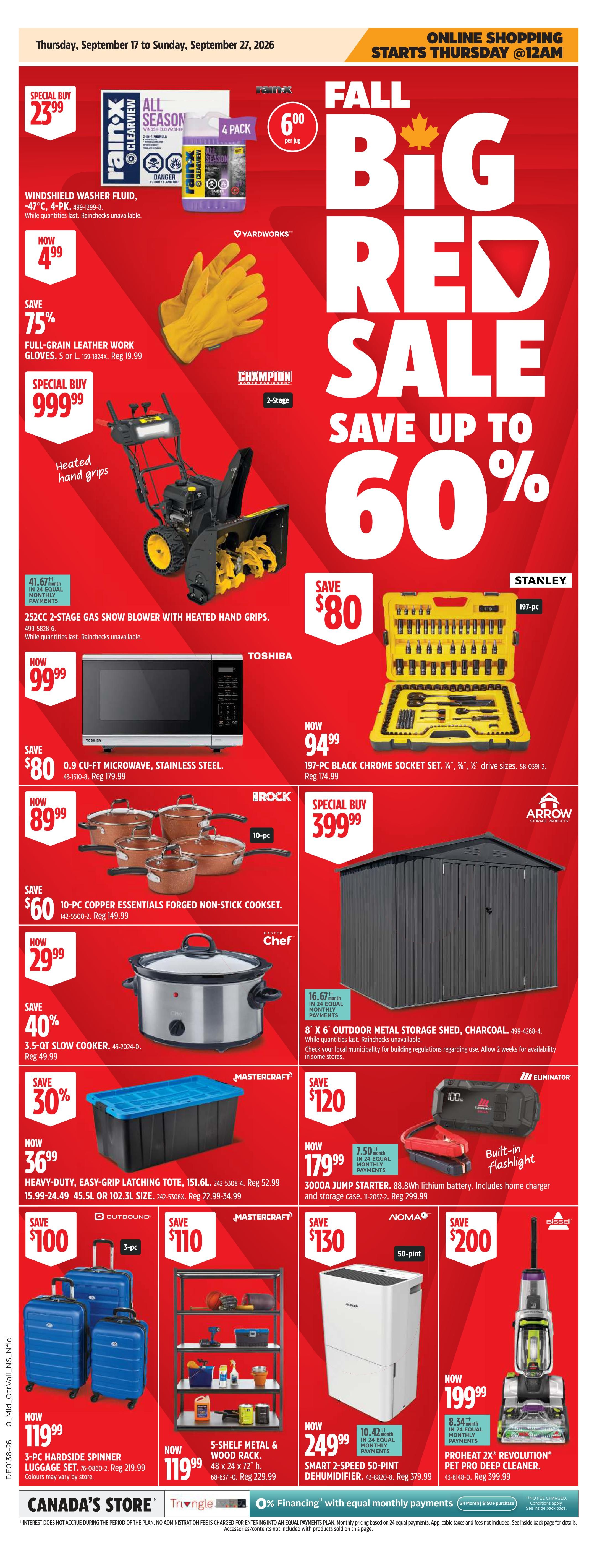 Canadian Tire (Atlantic) Flyer September 17 to 24