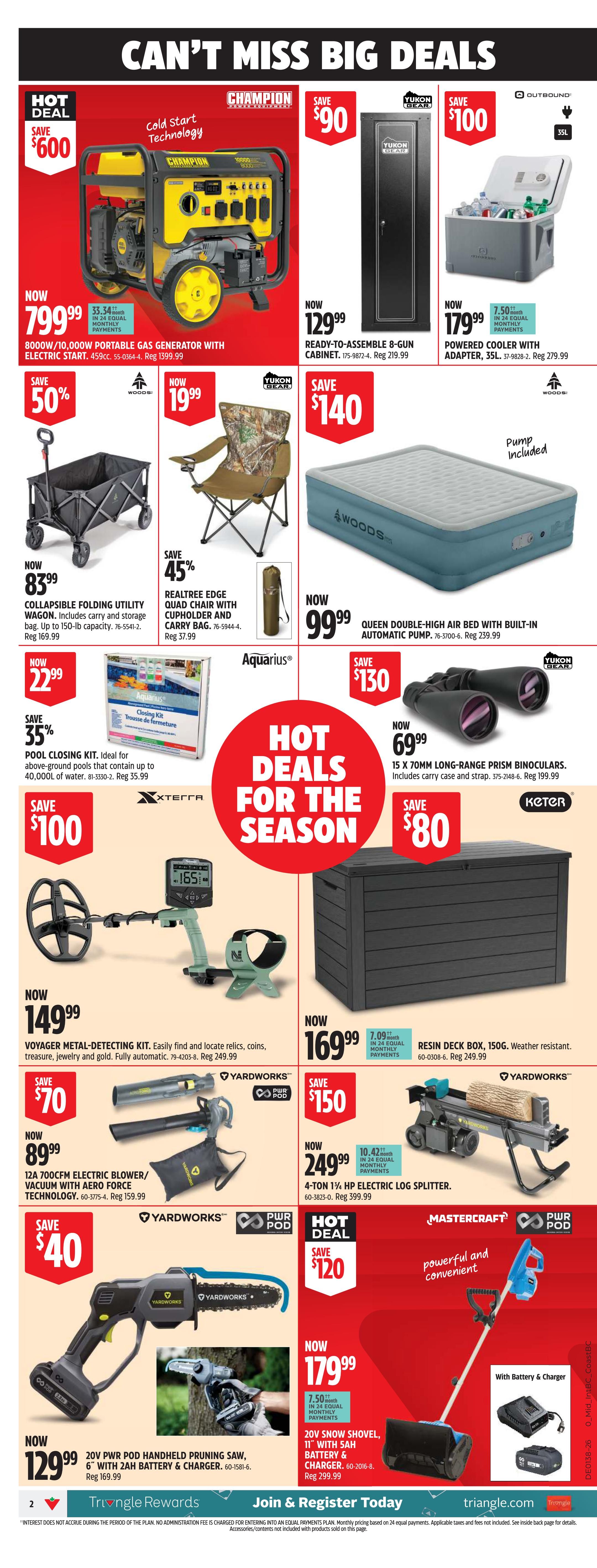 Canadian Tire (West) Flyer September 17 to 24