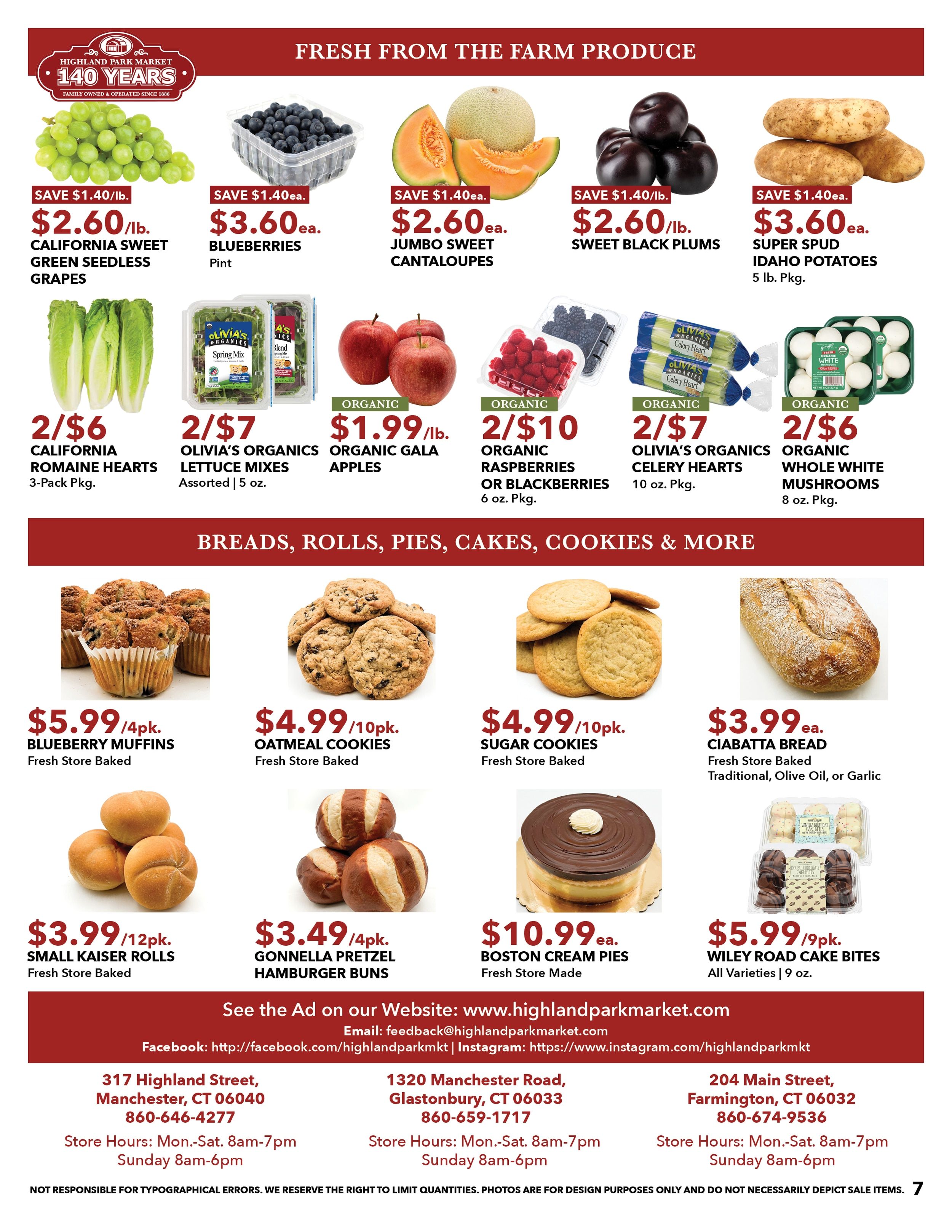 Highland Park Market (Connecticut) Weekly Ad September 13 - 19, 2026