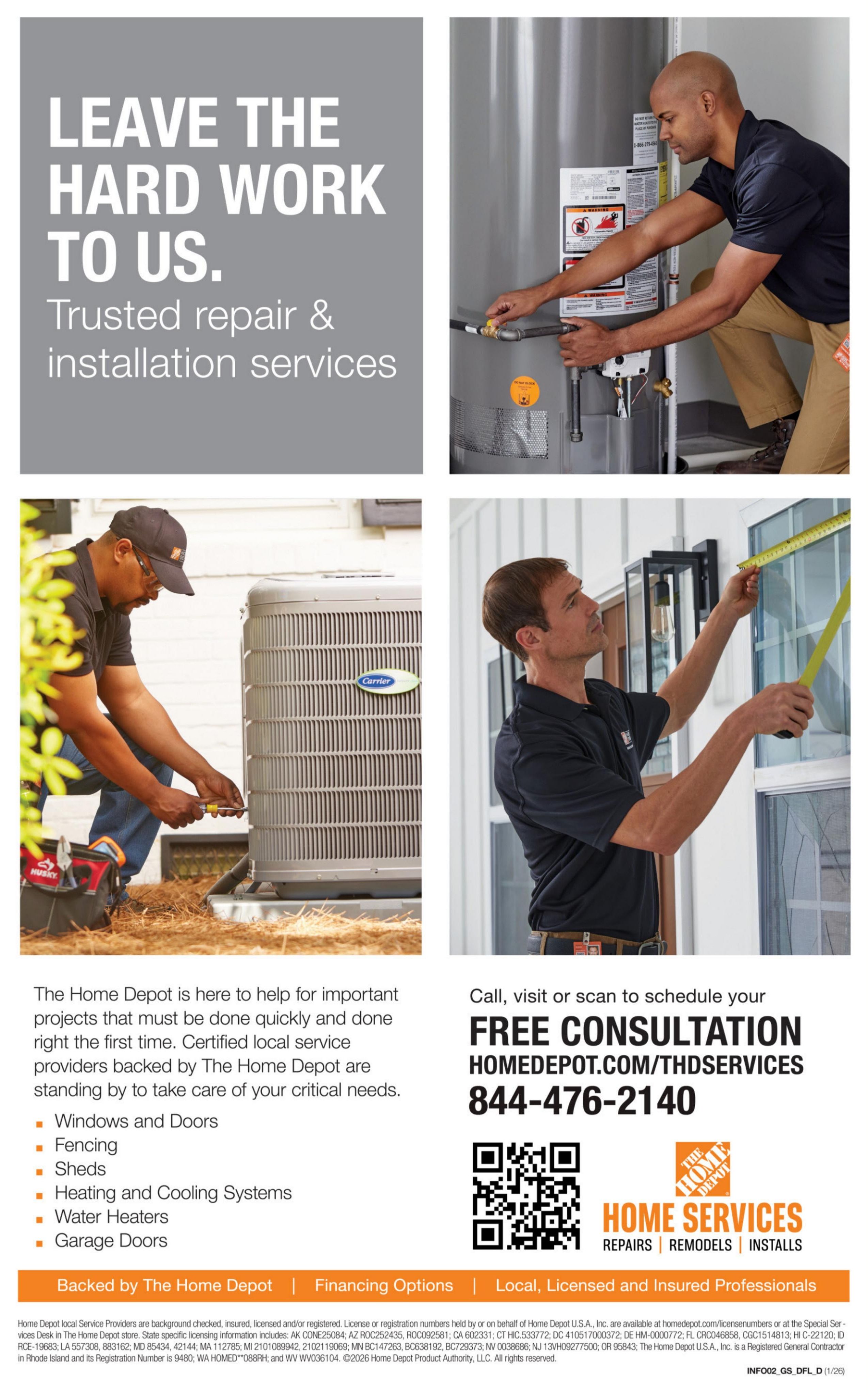 Home Depot (Bellevue Area, ID) Weekly Ad September 10 - 17, 2026