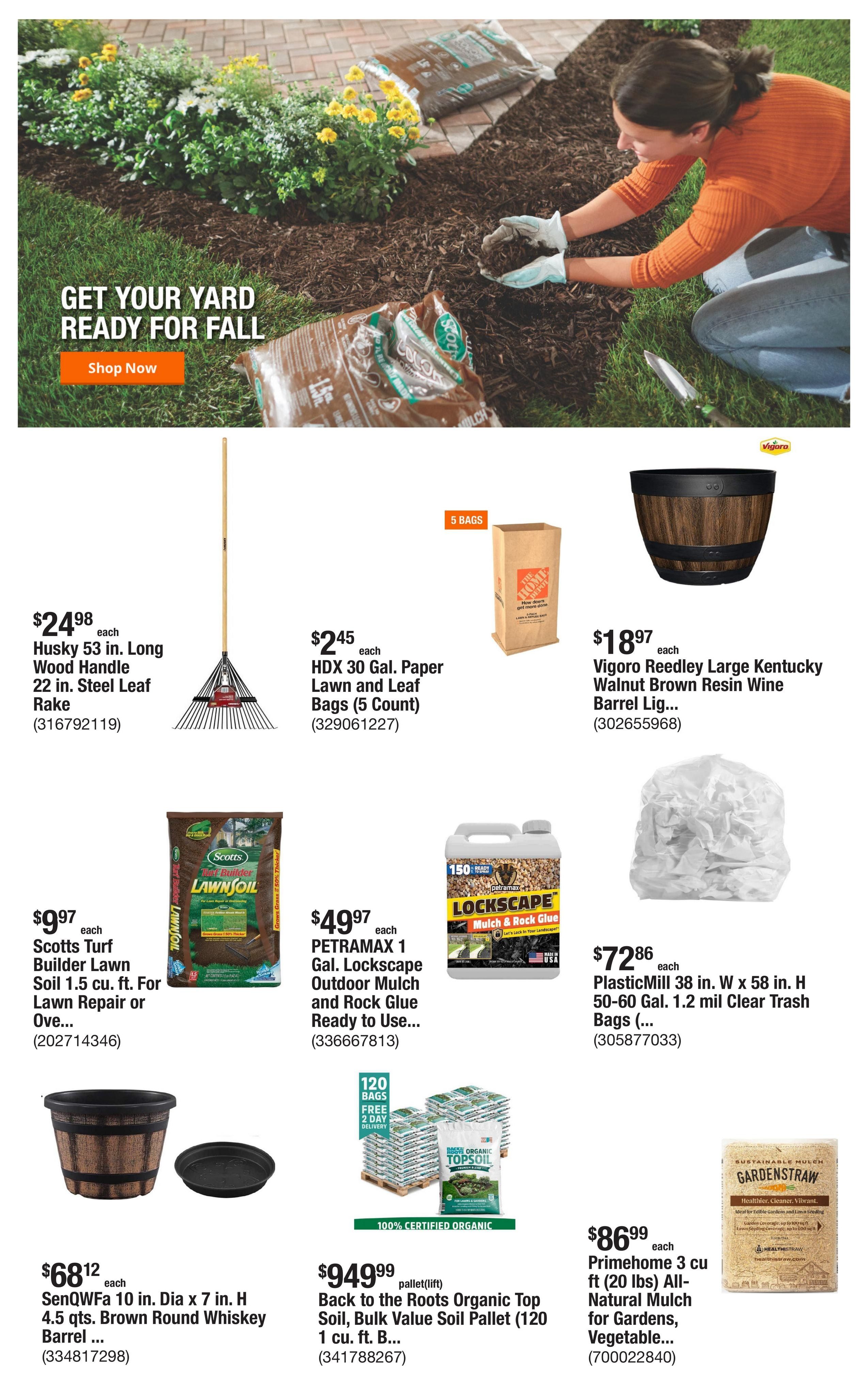 Home Depot (Bellevue Area, ID) Weekly Ad September 10 - 17, 2026