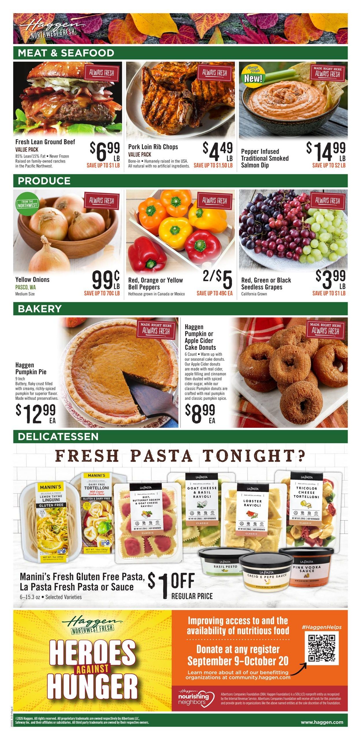 Haggen Weekly Ad September 9 - 22, 2026