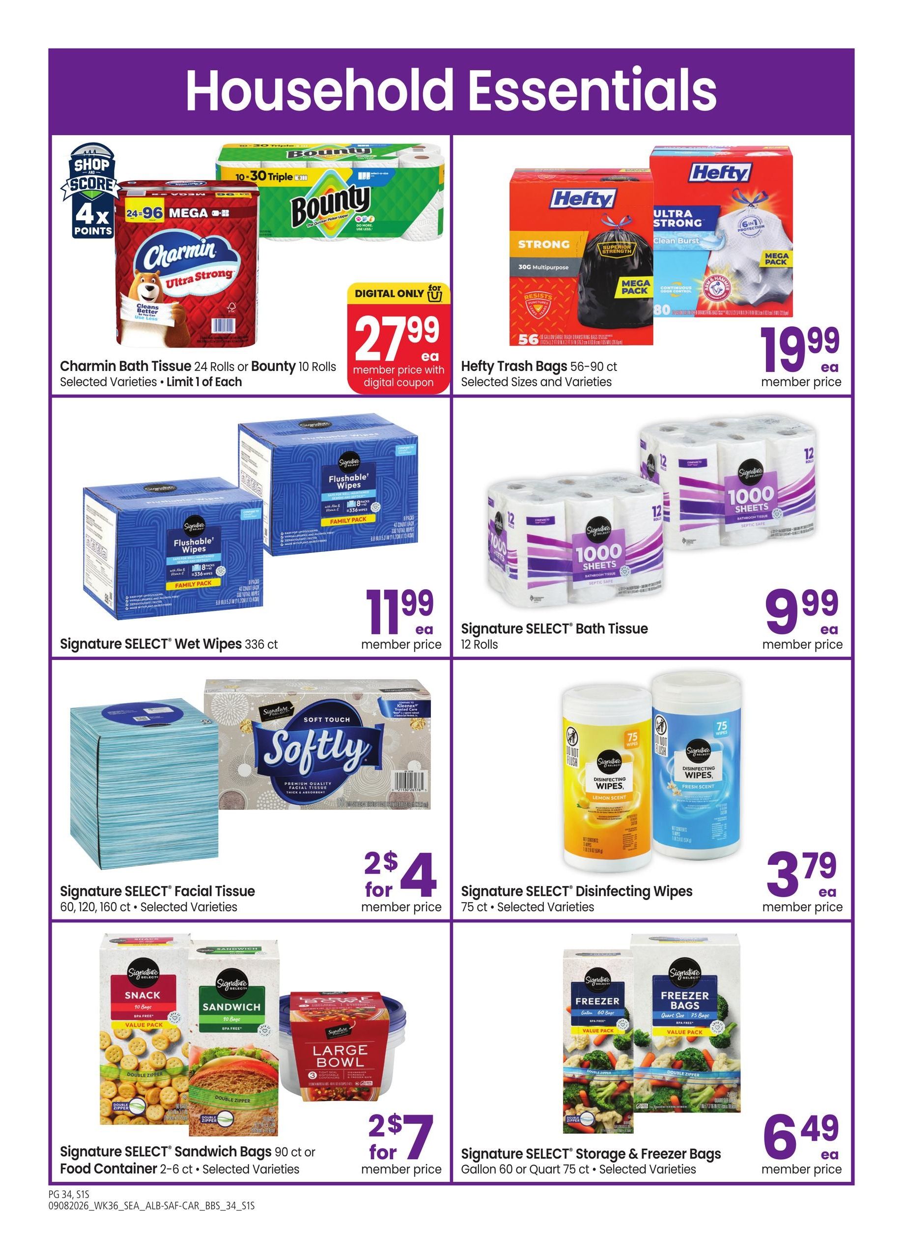 Albertsons (Bellevue-Seattle Area, WA) Big Book of Savings Weekly Ad September 8 - October 4, 2026