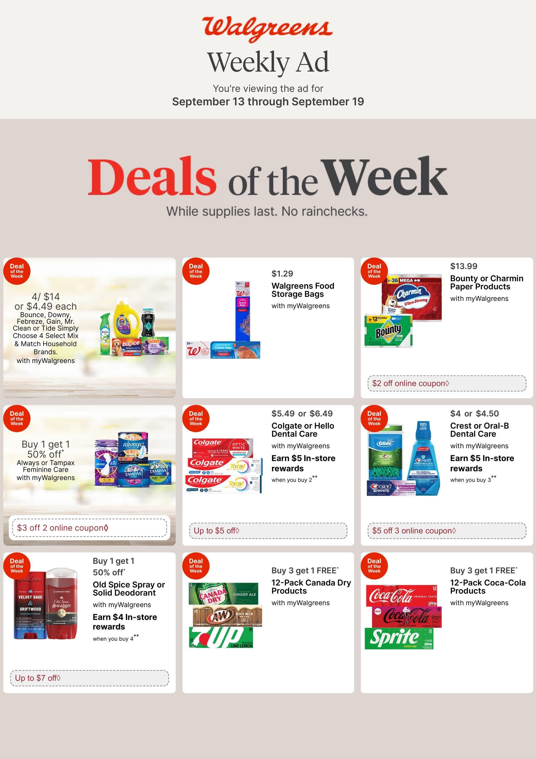 Walgreens (Honolulu-Makawao Area, HI) Weekly Ad September 13 - 19, 2026