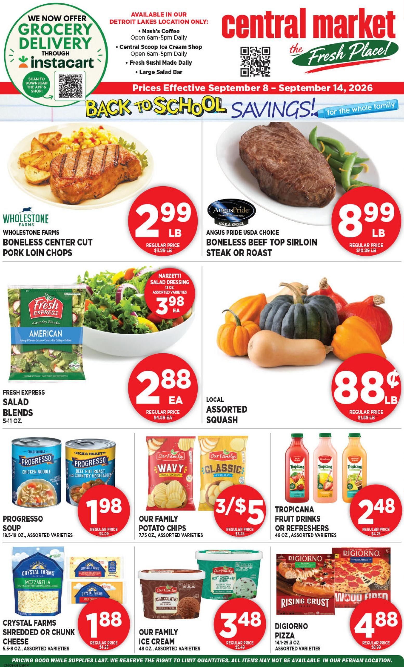 Central Market (Barnesville Area, MN) Weekly Ad September 8 - 14, 2026