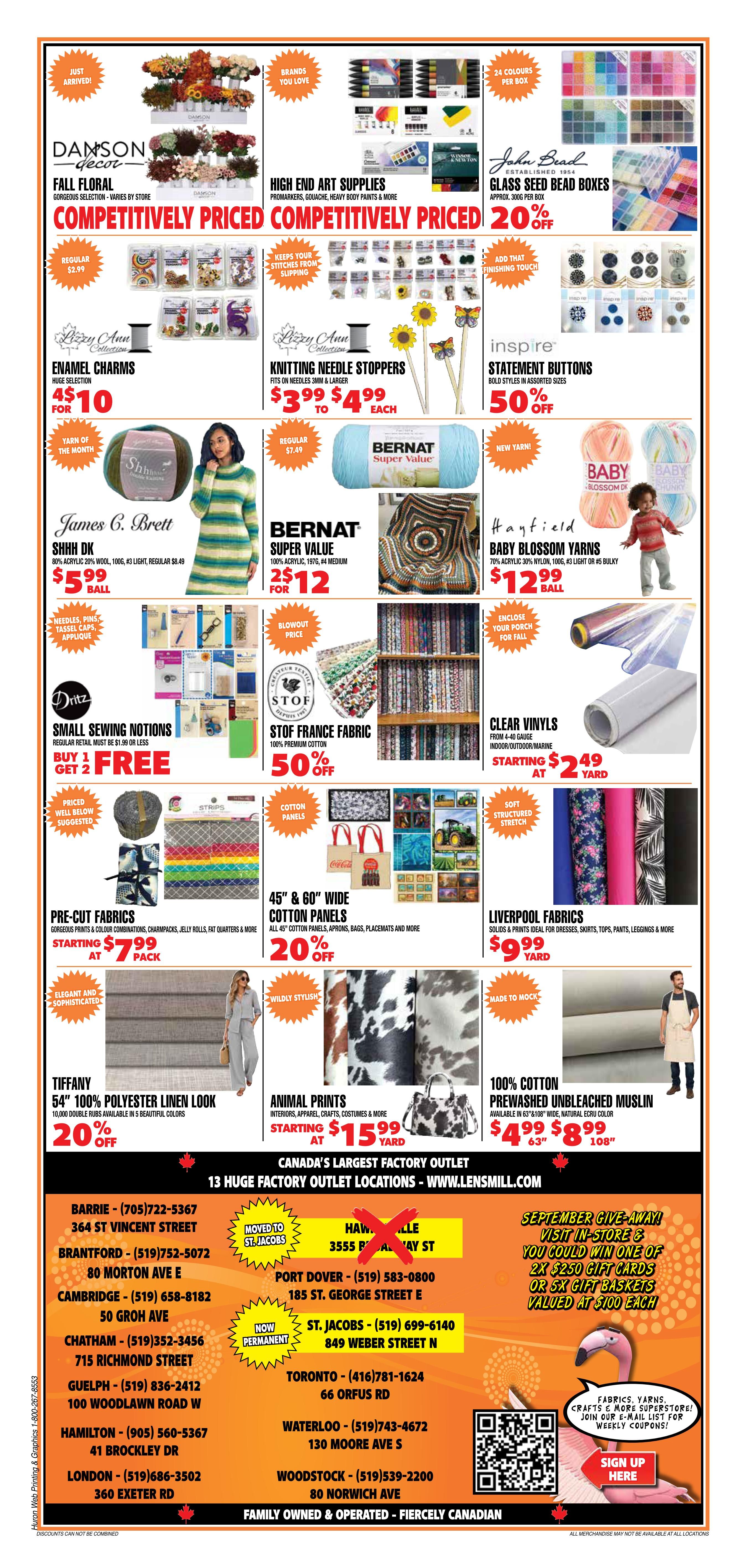 Len's Mill Stores Flyer September 14 to 27
