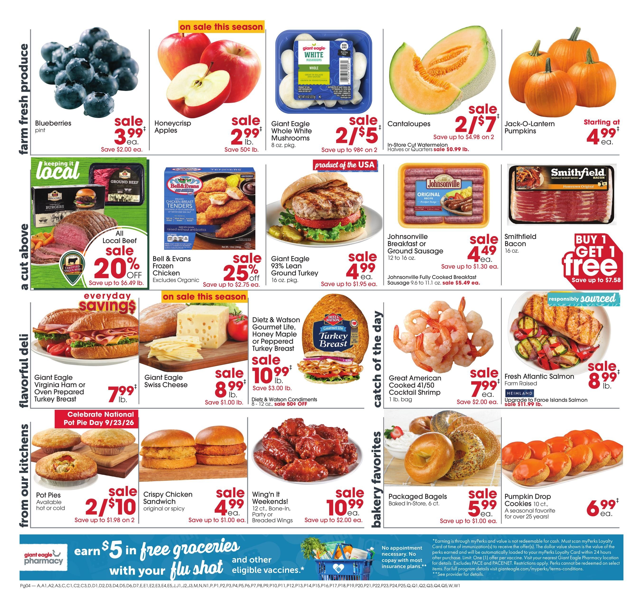 Giant Eagle (Bridgeport Area, WV) Weekly Ad September 17 - 23, 2026