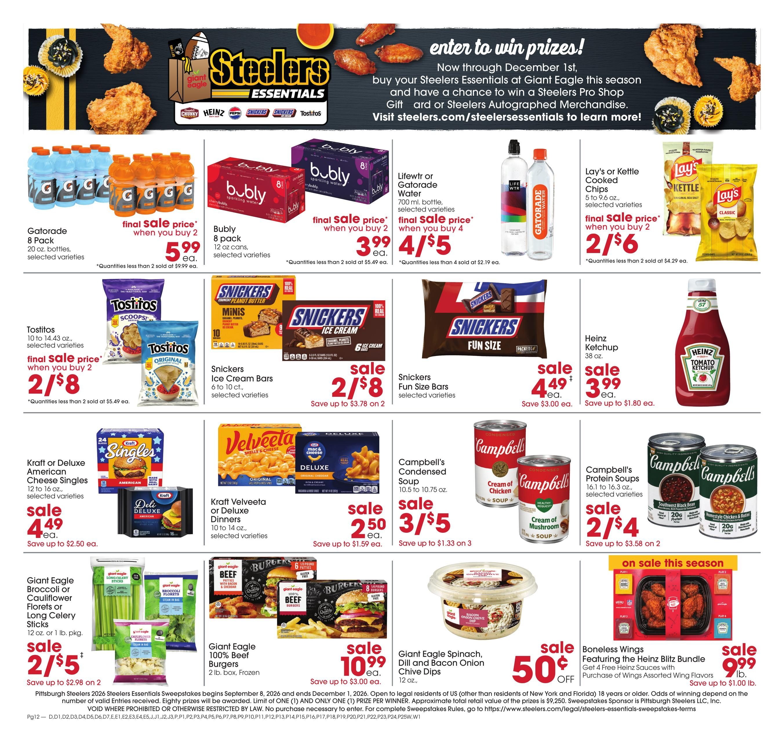 Giant Eagle (Bridgeport Area, WV) Weekly Ad September 17 - 23, 2026