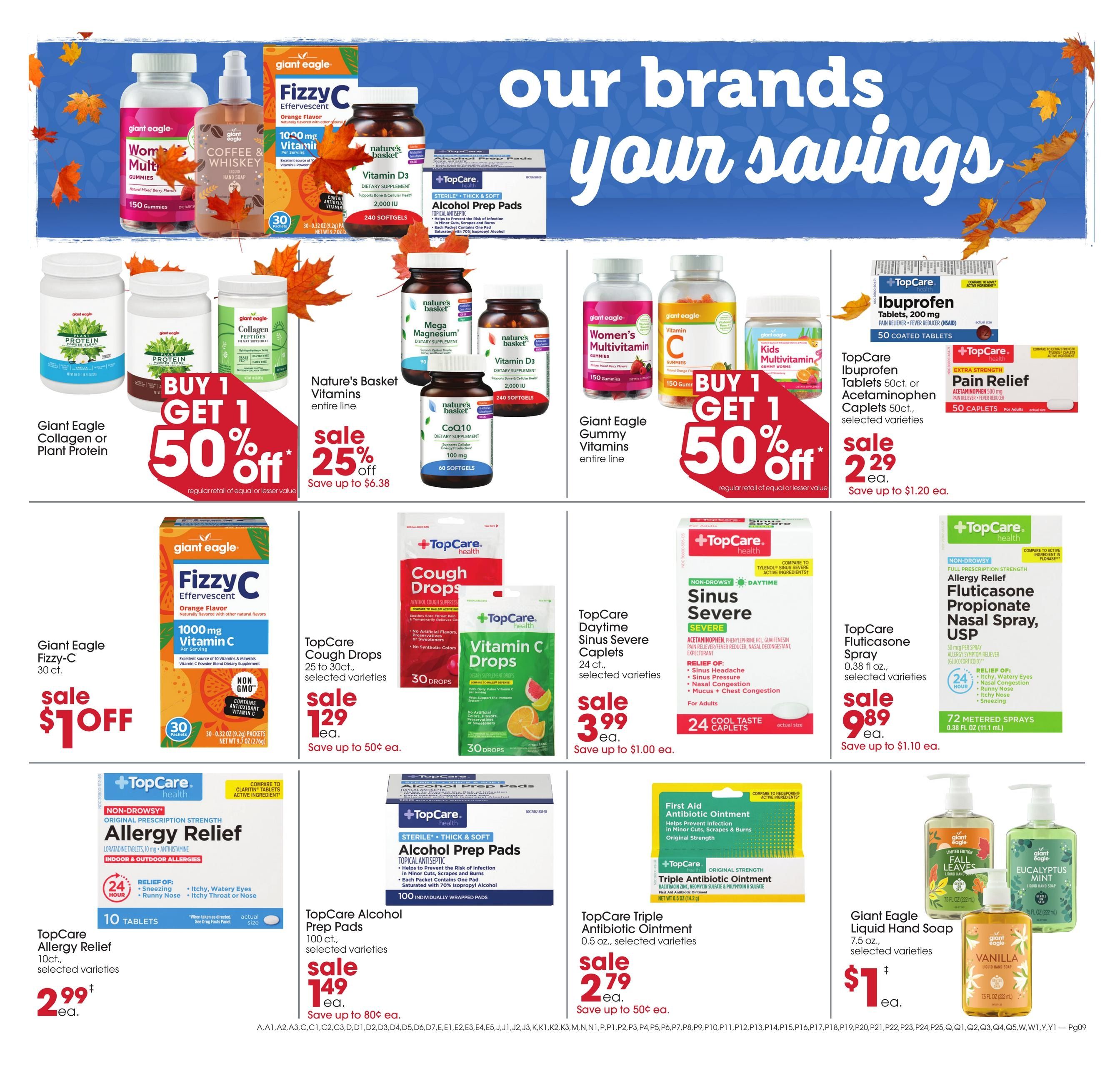 Giant Eagle (Bridgeport Area, WV) Weekly Ad September 17 - 23, 2026