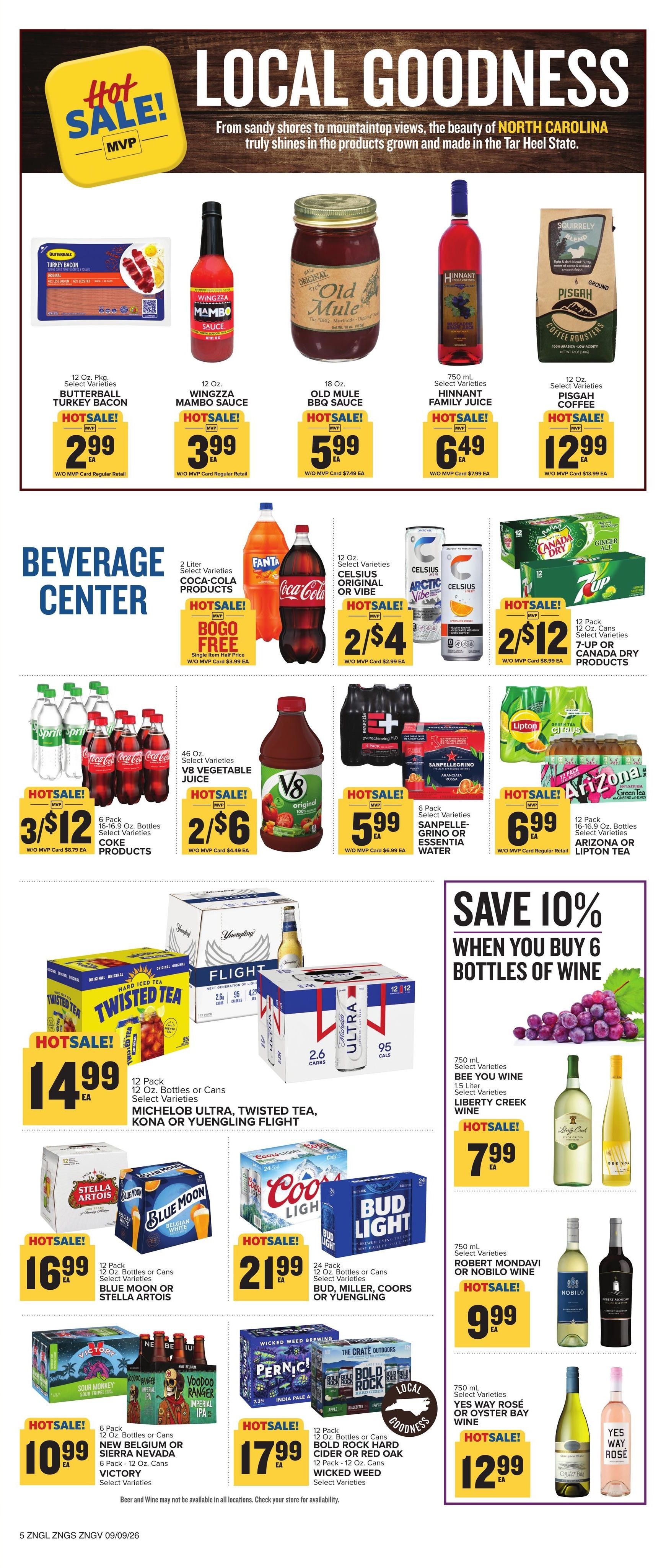 Food Lion (Asheville Area, NC) Weekly Ad September 9 - 15, 2026