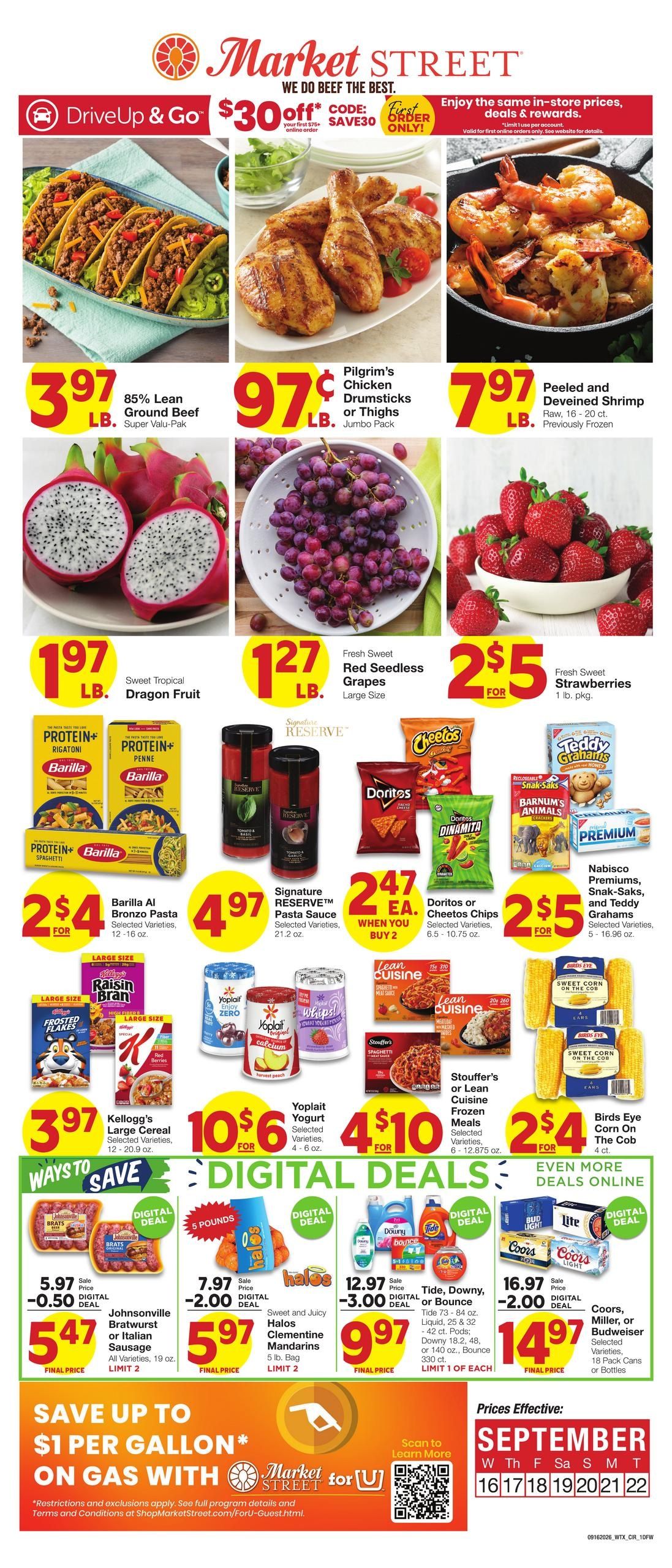 Market Street (Allen Area, TX) Weekly Ad September 16 - 22, 2026
