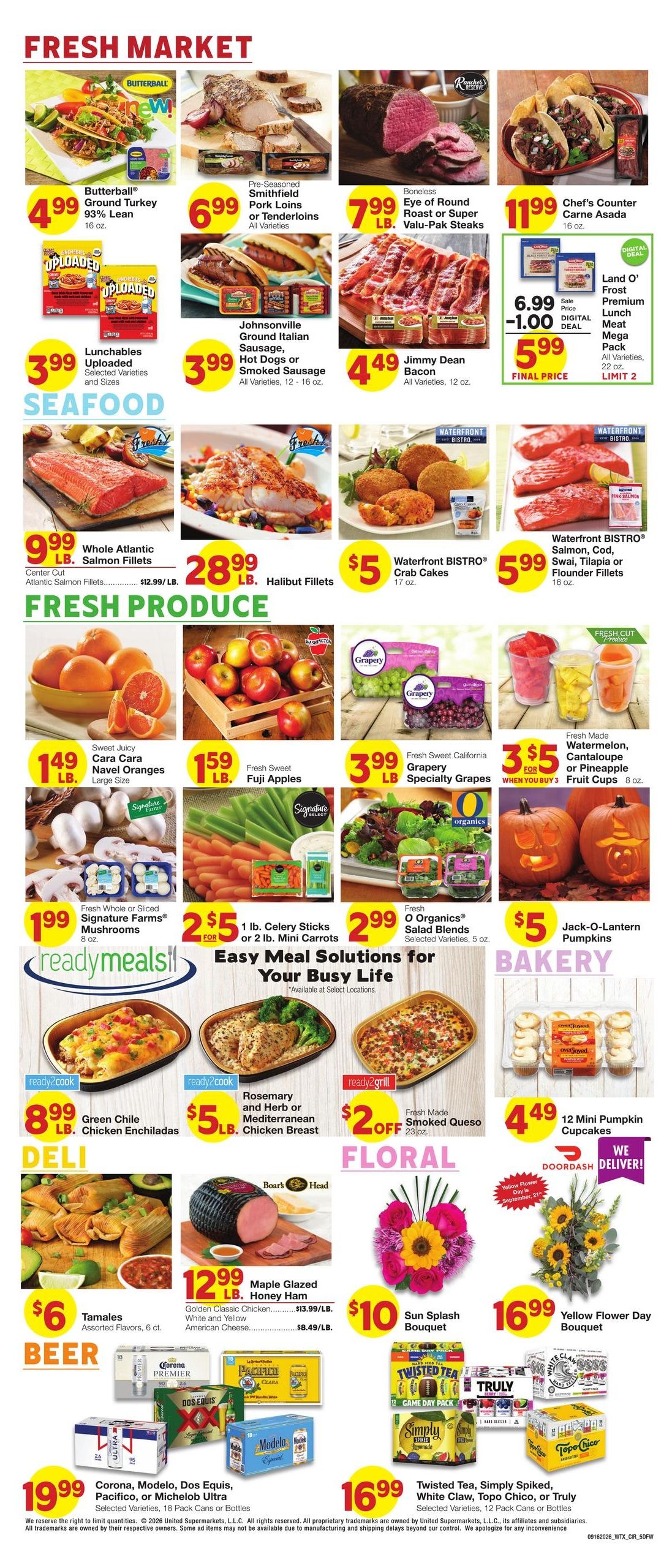 Market Street (Allen Area, TX) Weekly Ad September 16 - 22, 2026