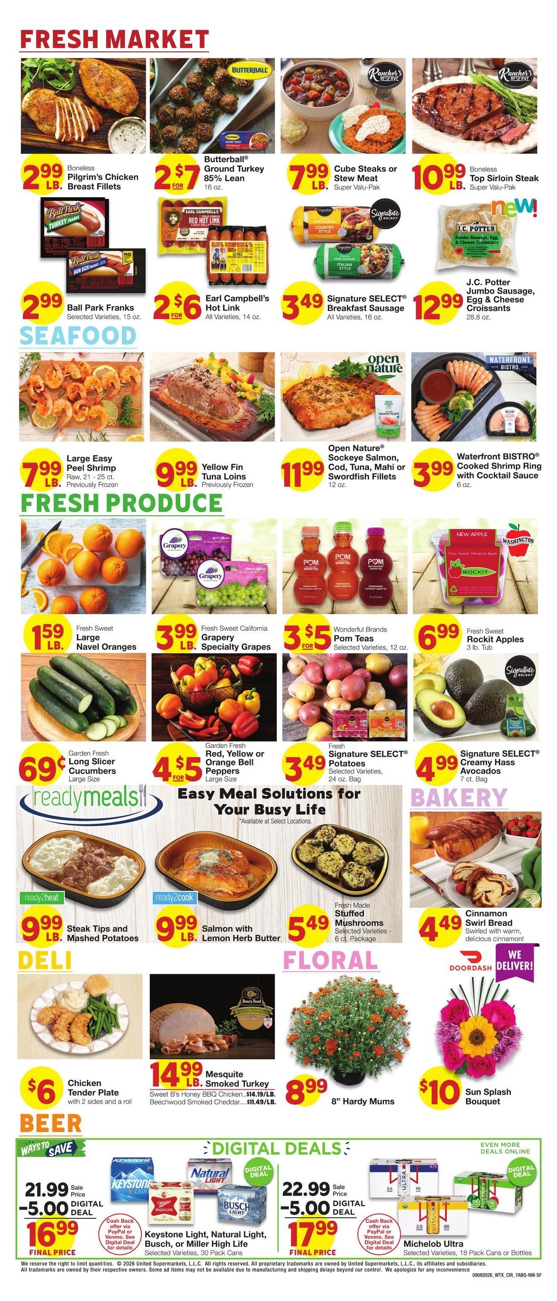 Market Street Weekly Ad September 9 - 15, 2026