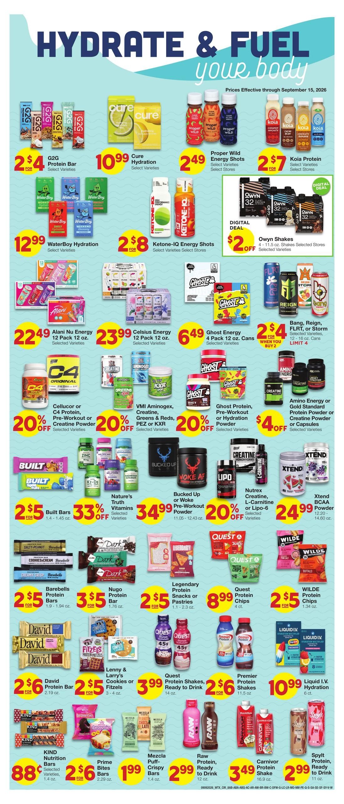 Market Street Weekly Ad September 9 - 15, 2026