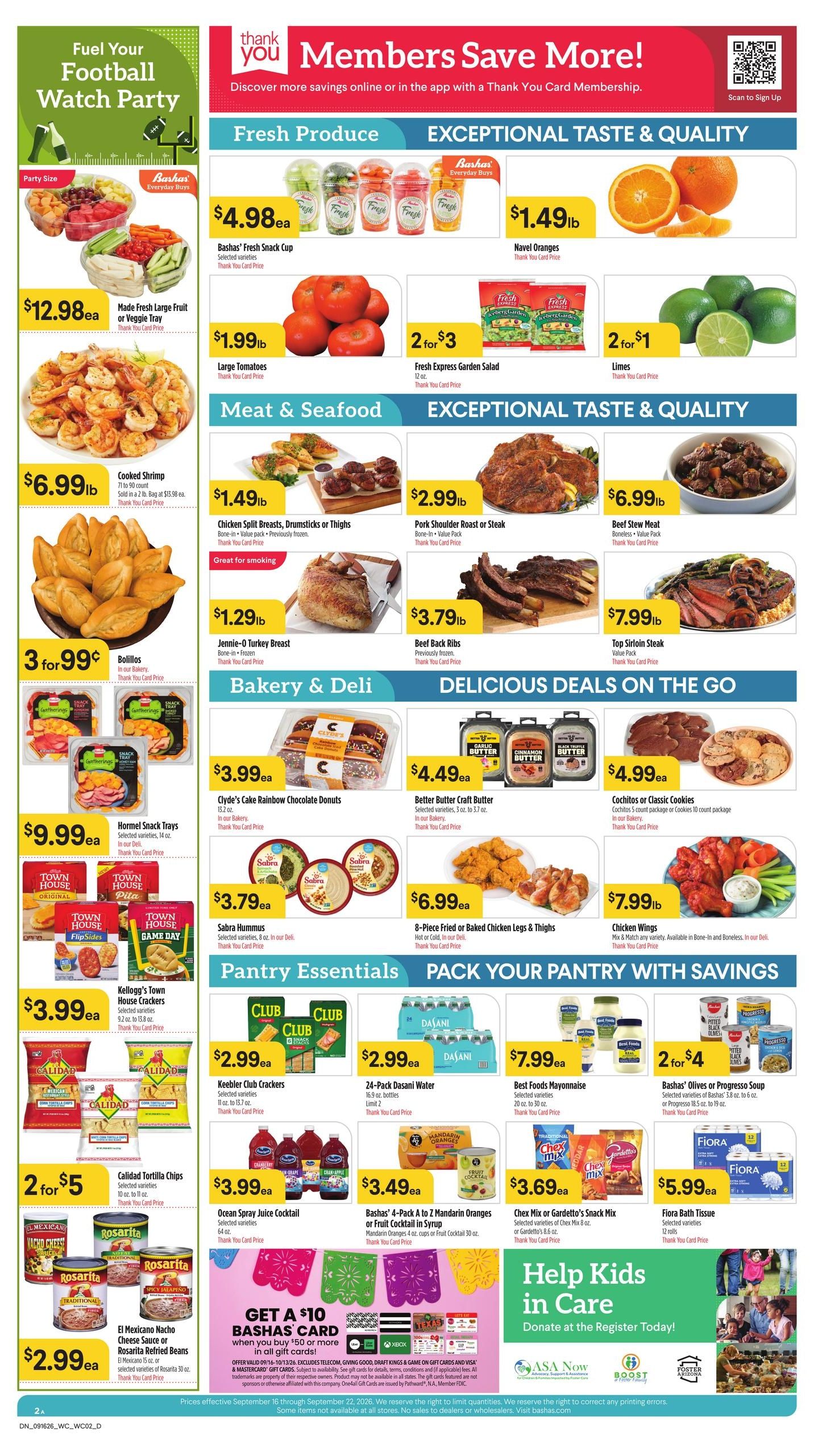 Bashas' Next Week’s Weekly Ad September 16 - 22, 2026