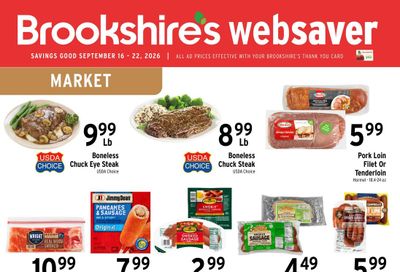 Brookshire's Websaver Weekly Ad September 16 - 22, 2026