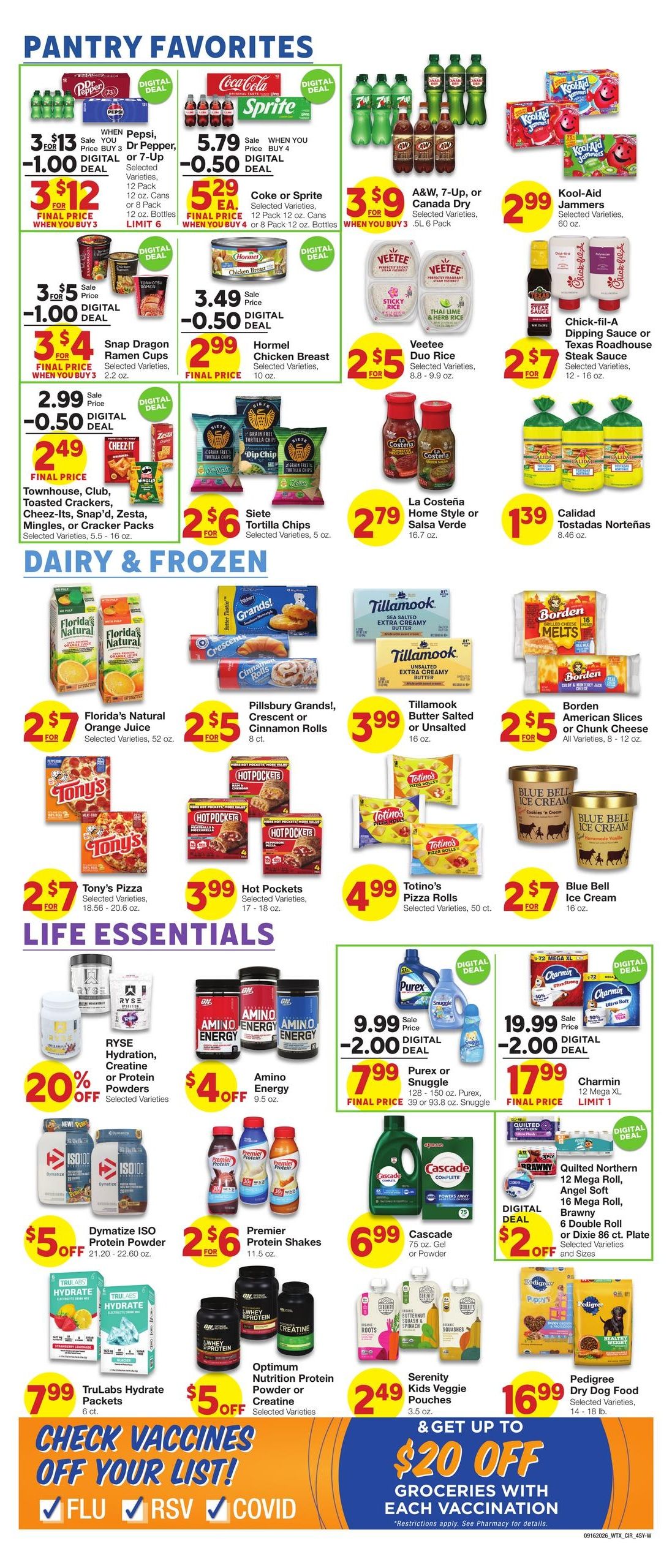 Market Street (Wichita Falls Area, TX) Weekly Ad September 16 - 22, 2026