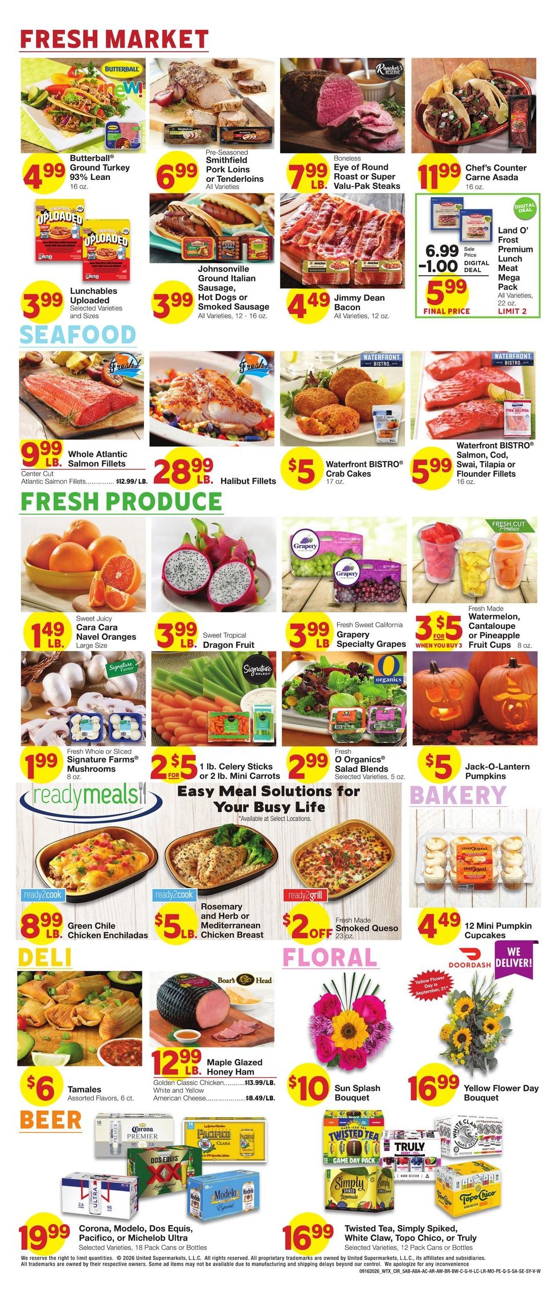 Market Street (Wichita Falls Area, TX) Weekly Ad September 16 - 22, 2026