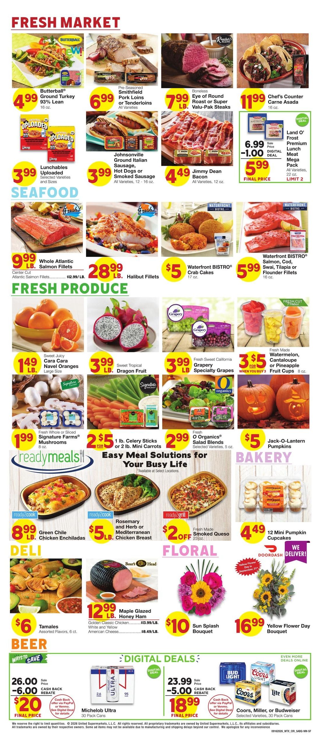 Market Street (Santa Fe Area, NM) Weekly Ad September 16 - 22, 2026