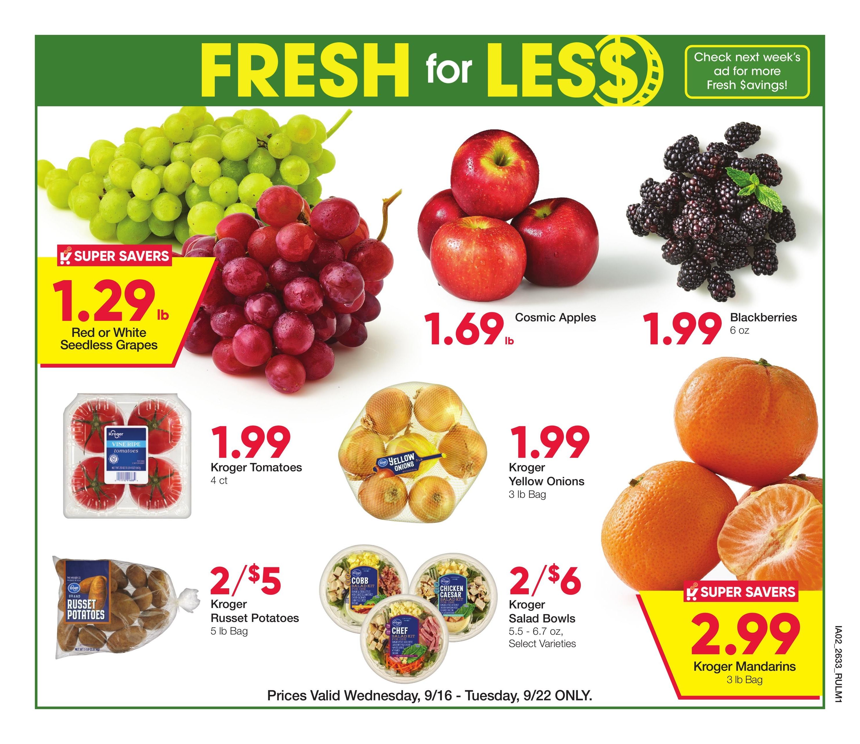 Ruler Foods (Belleville Area, IL) Weekly Ad September 16 - 29, 2026