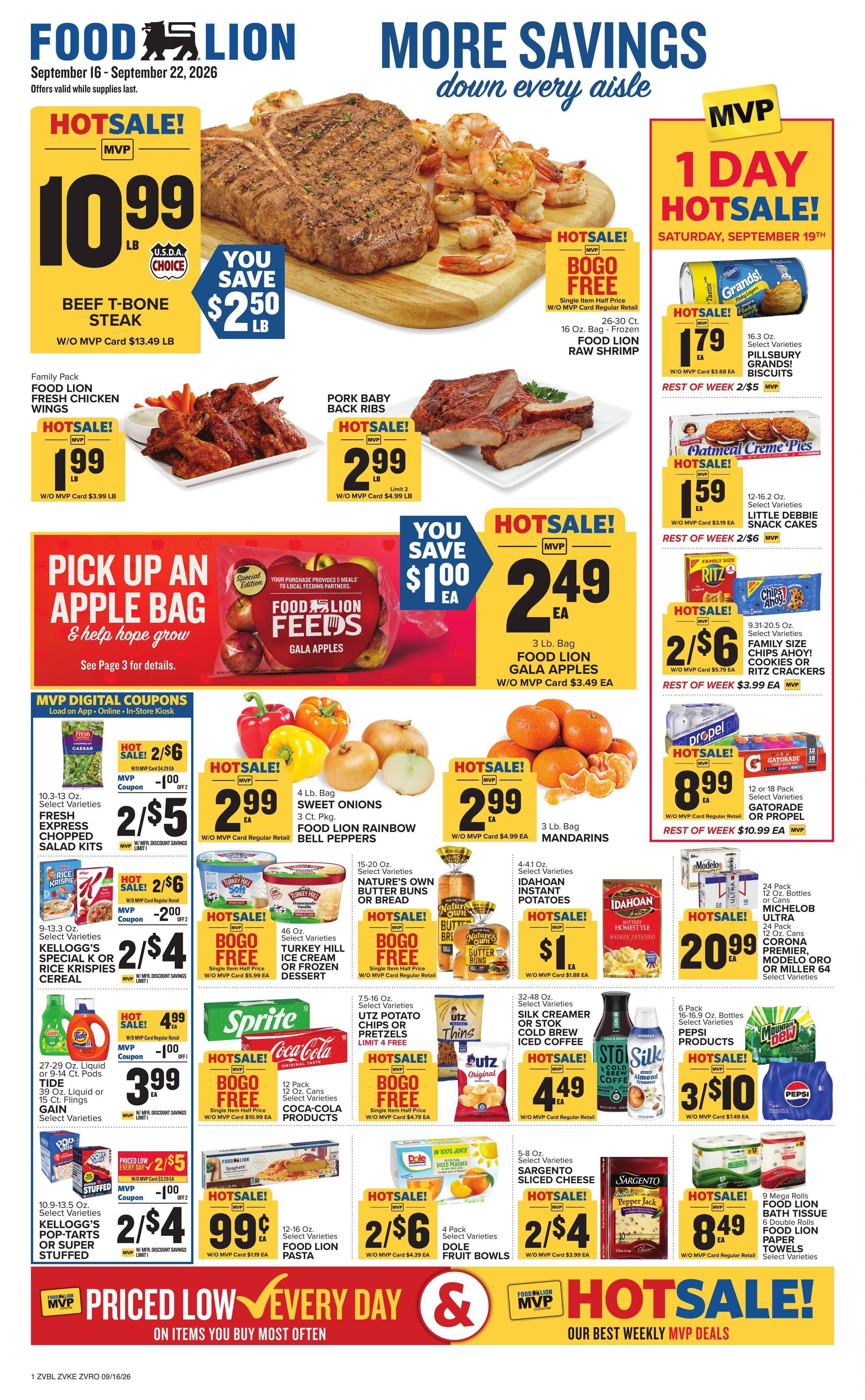 Food Lion (Hot Springs Area, VA) Weekly Ad September 16 - 22, 2026