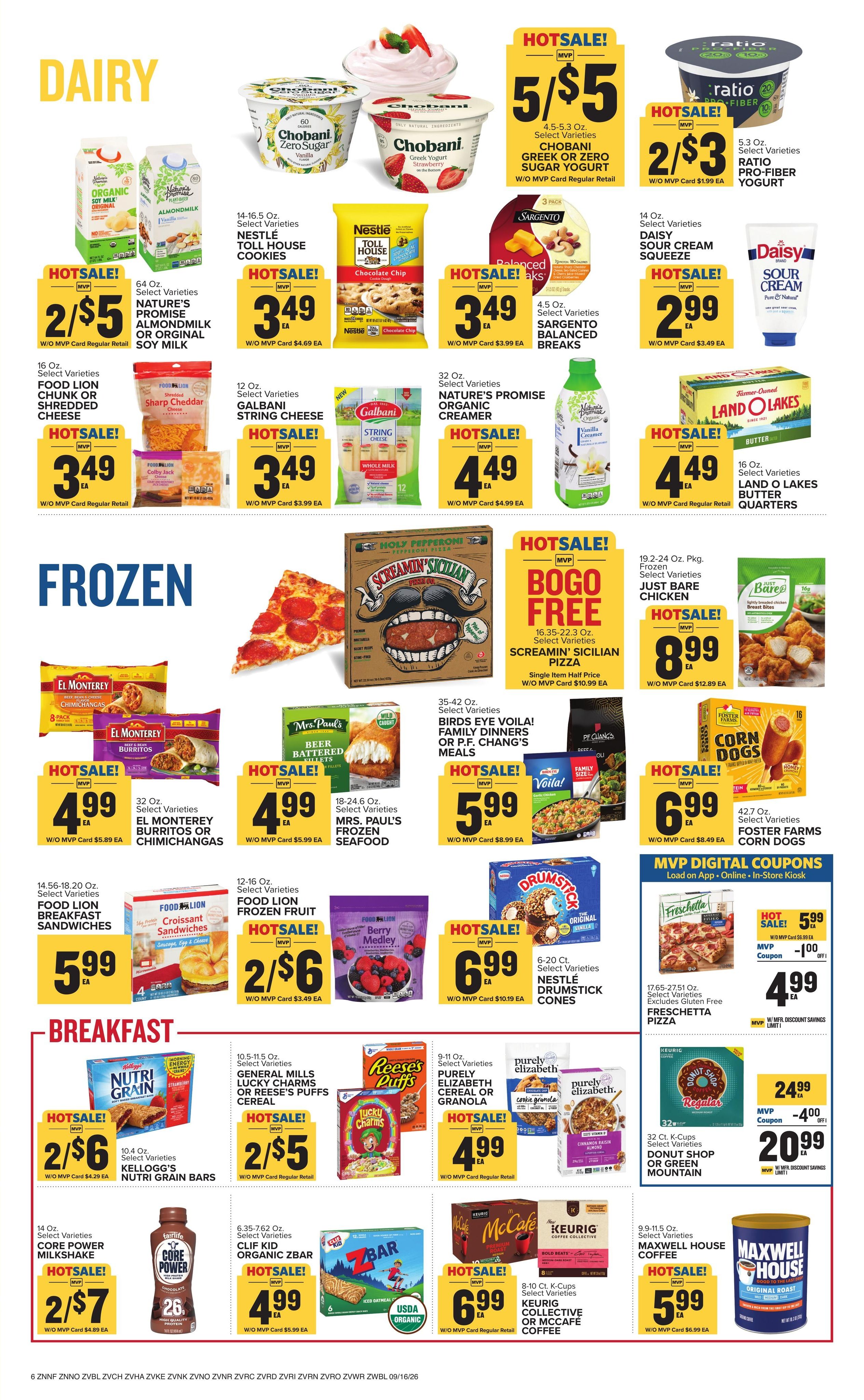 Food Lion (Appomattox Area, VA) Weekly Ad September 16 - 22, 2026