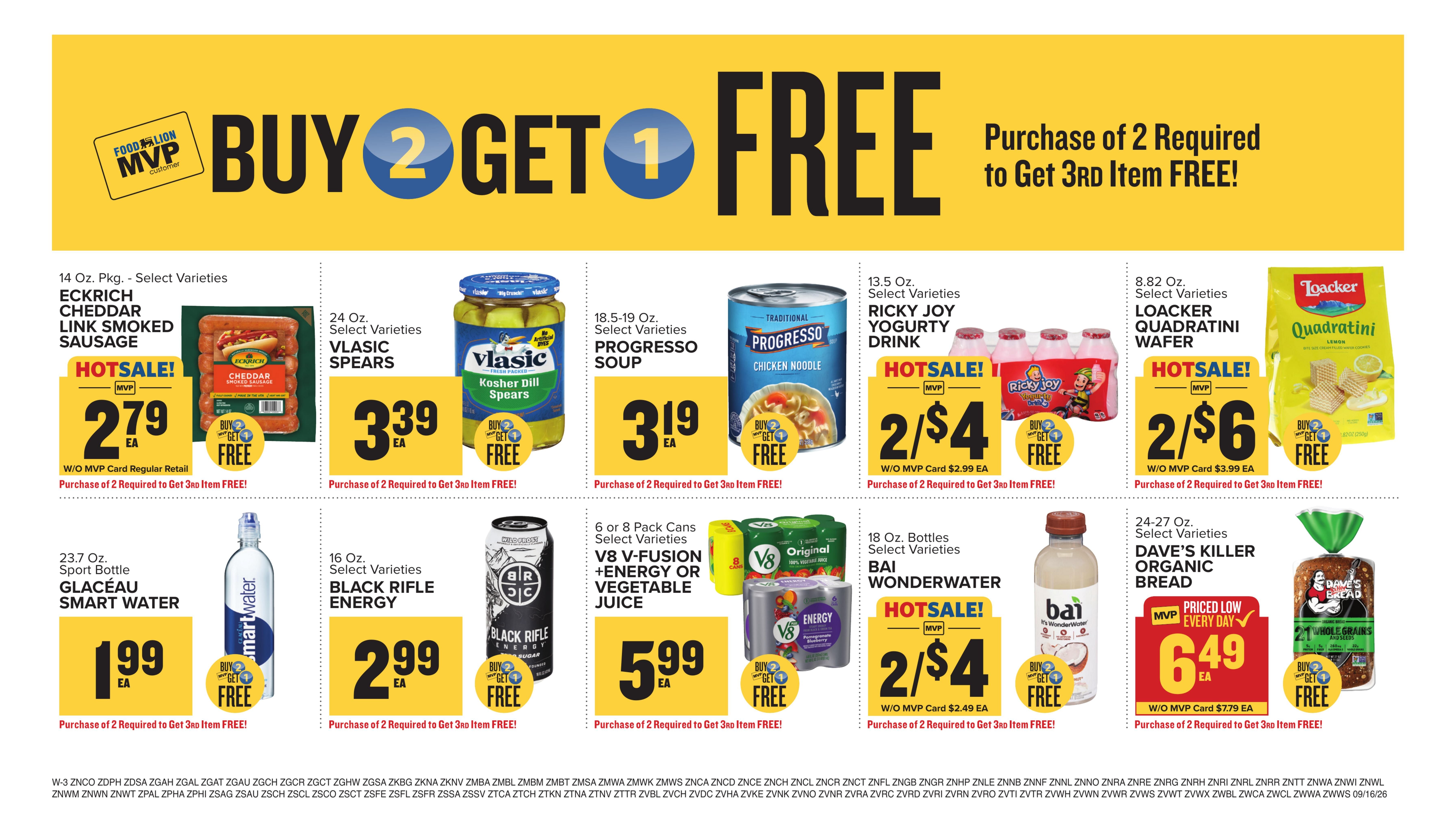Food Lion (Appomattox Area, VA) Weekly Ad September 16 - 22, 2026