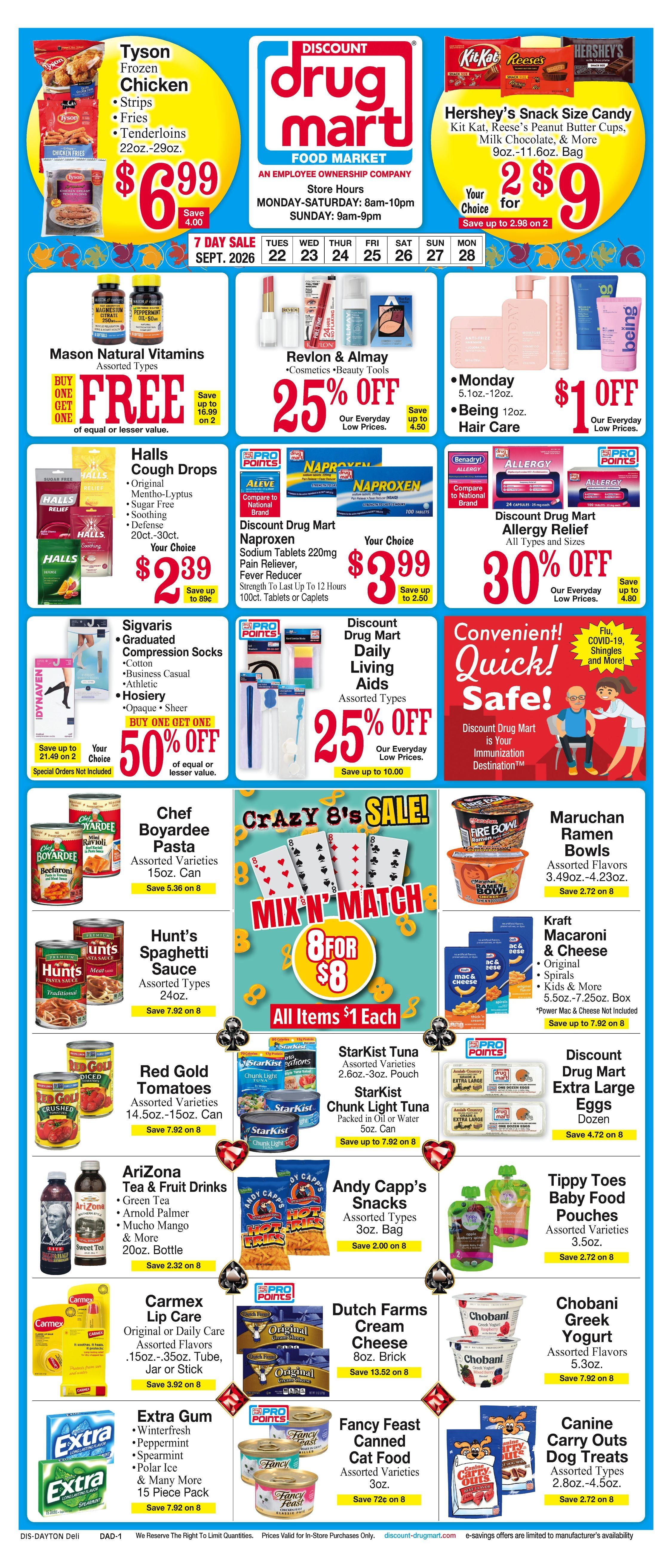 Discount Drug Mart (Ohio) Weekly Ad September 23 - 29, 2026