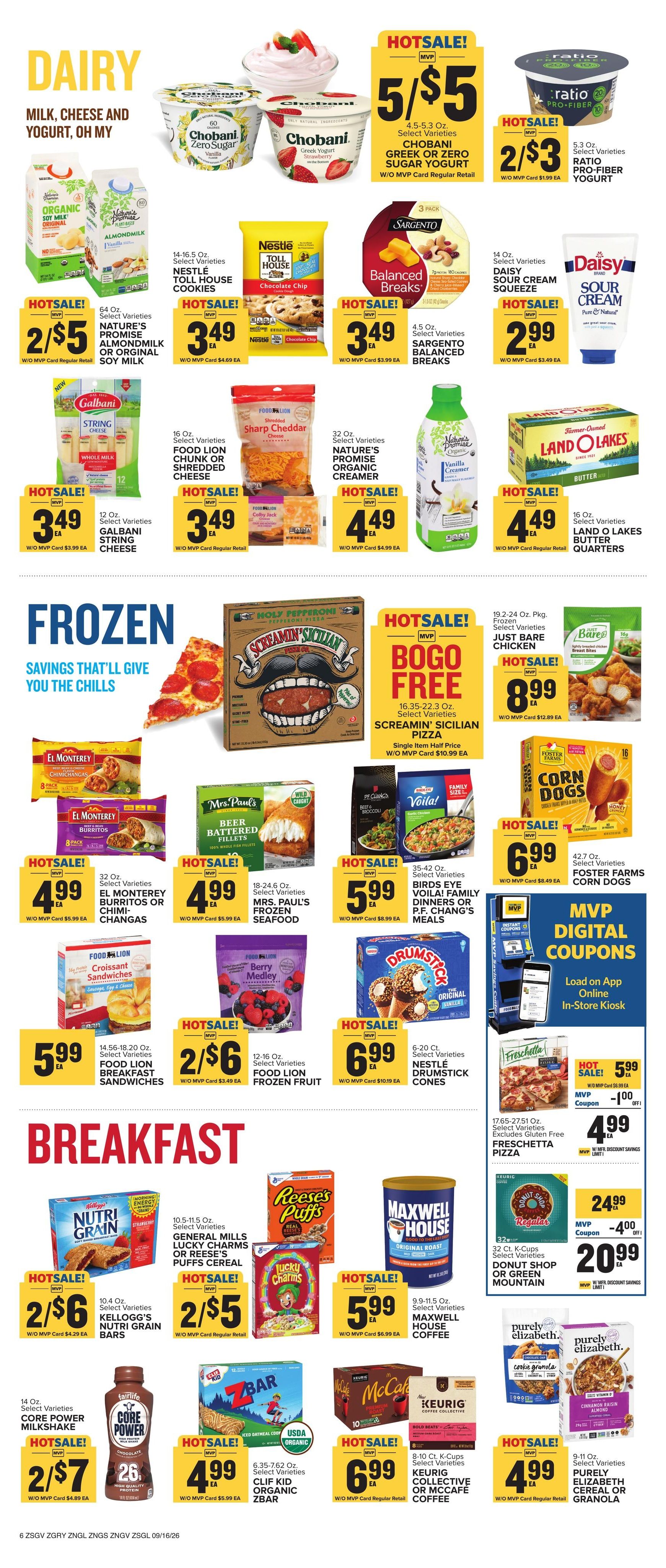Food Lion (Athens Area, GA) Weekly Ad September 16 - 22, 2026