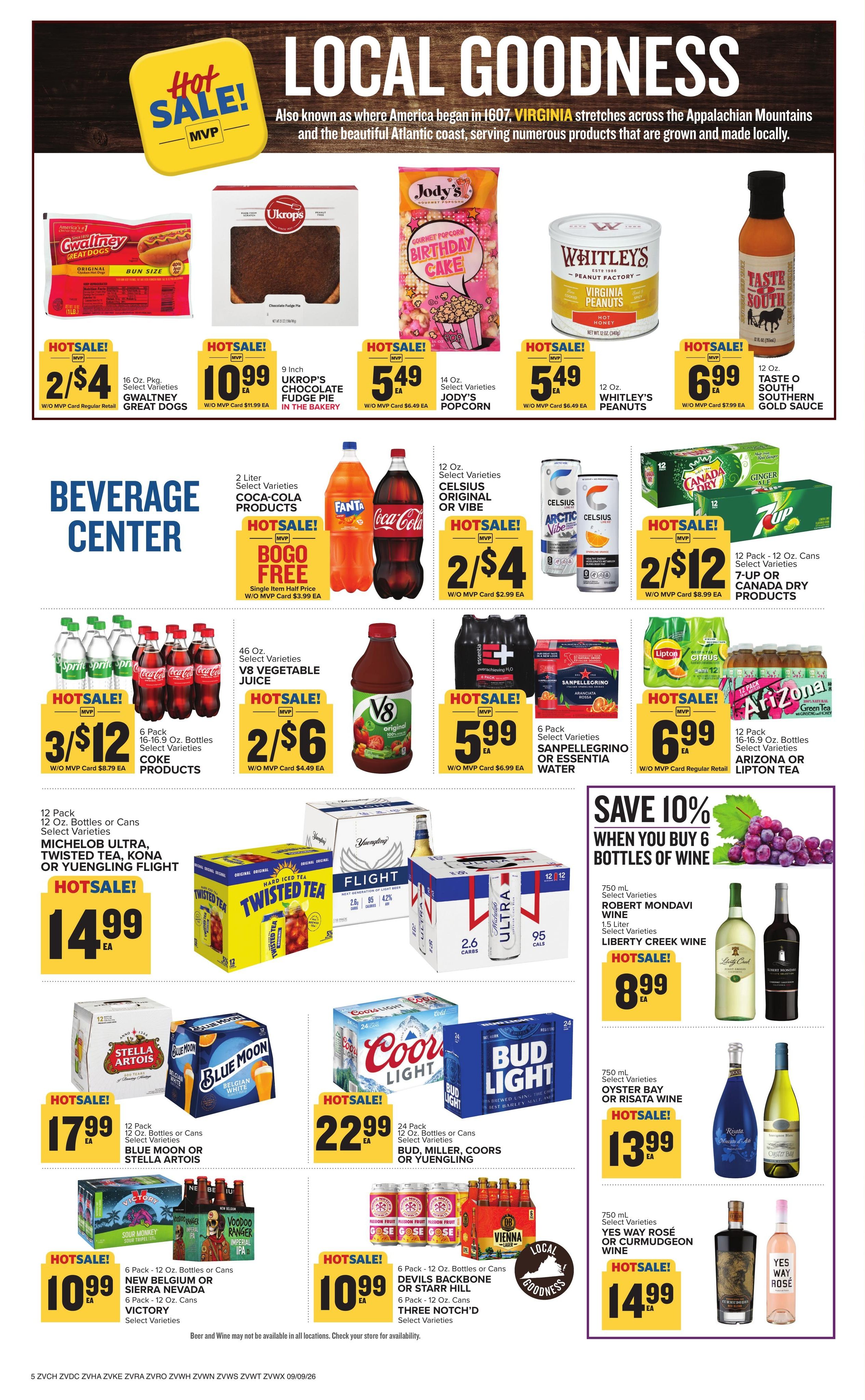 Food Lion (Winchester Area, VA) Weekly Ad September 9 - 15, 2026