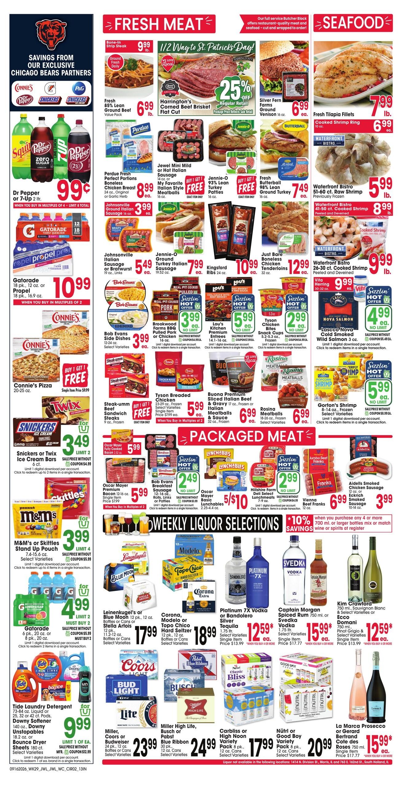 Jewel-Osco (Hammond Area, IN) Weekly Ad September 16 - 22, 2026