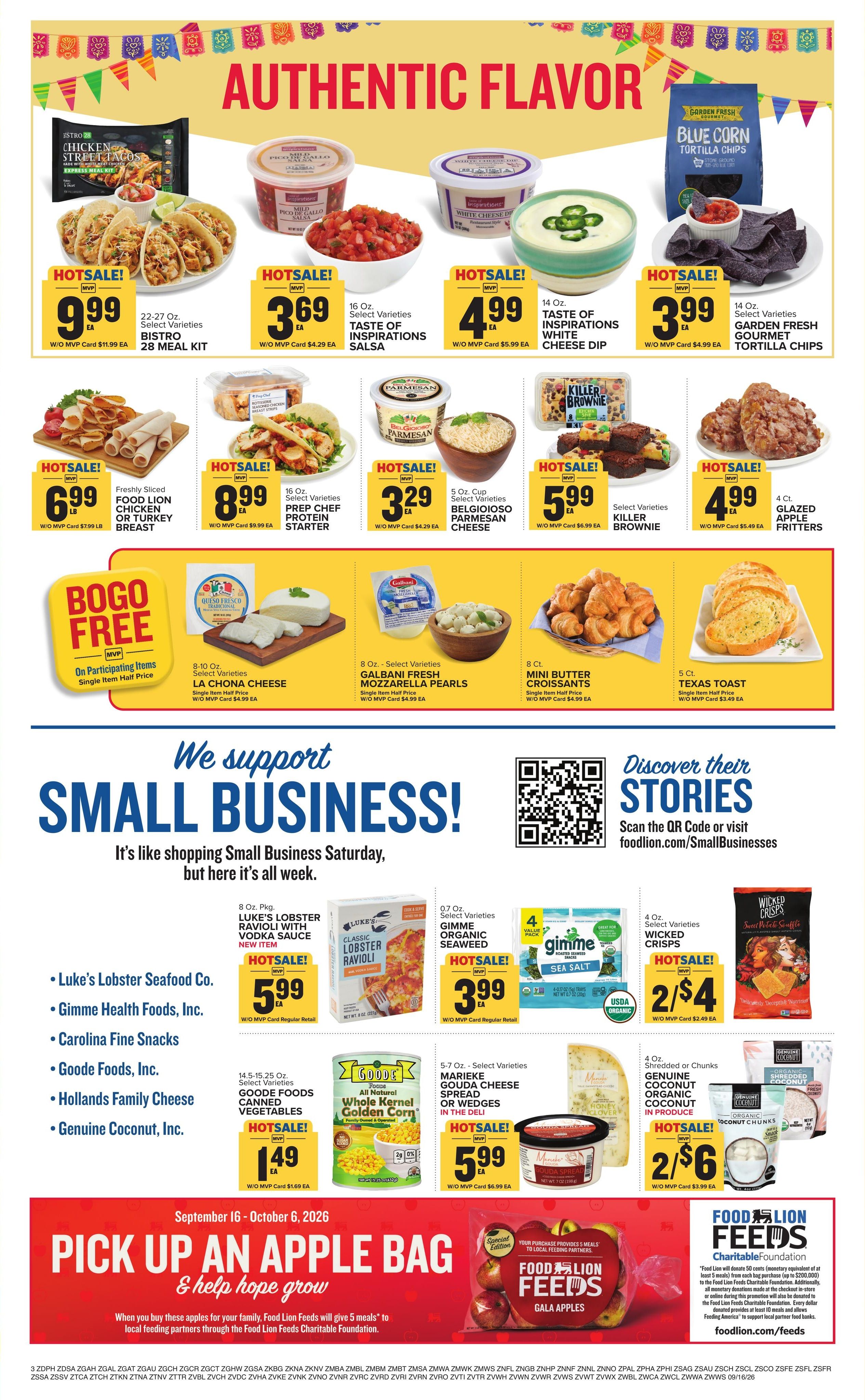 Food Lion (Chattanooga Area, TN) Weekly Ad September 16 - 22, 2026
