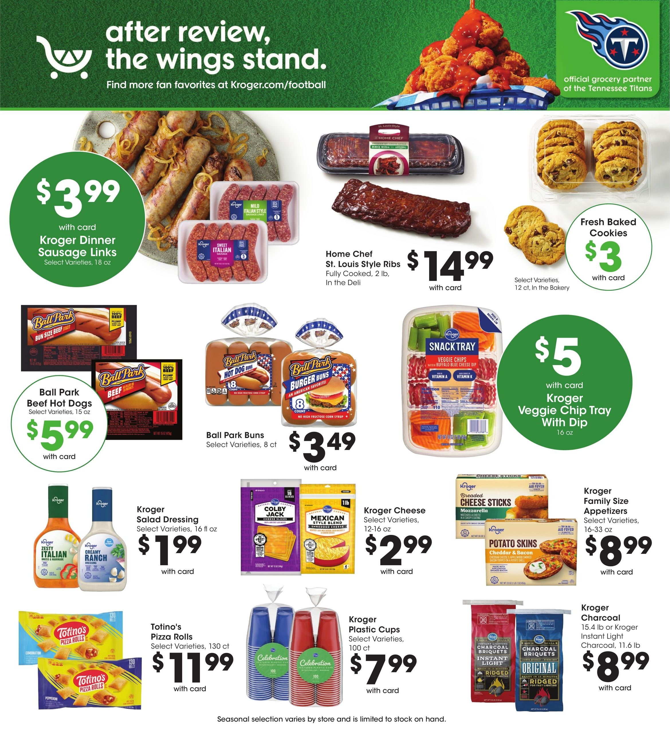 Kroger (Murfreesboro Area, TN) Weekly Ad September 16 - 22, 2026