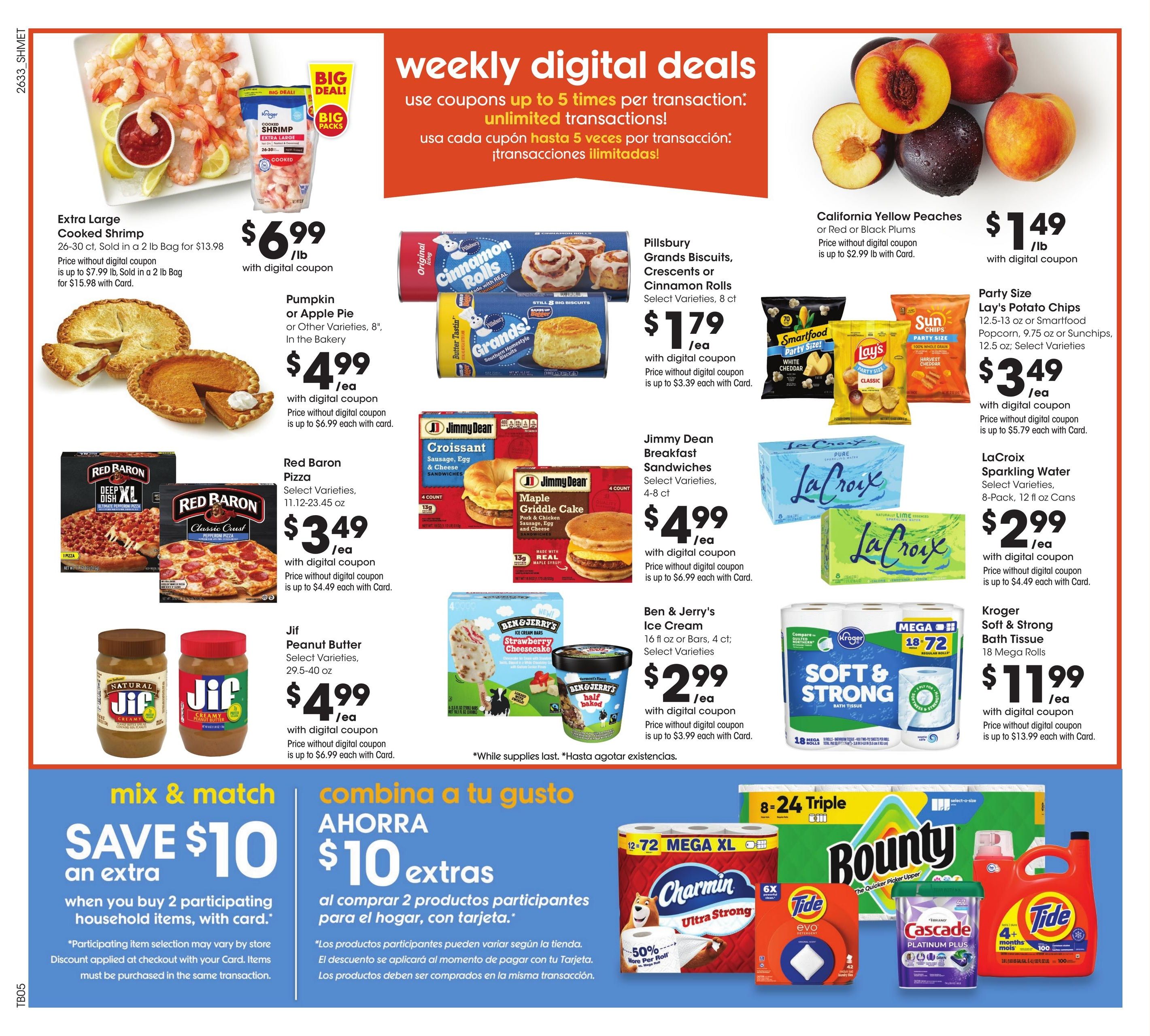 Kroger (Houston-Pasadena Area, TX) Weekly Ad September 16 - 22, 2026