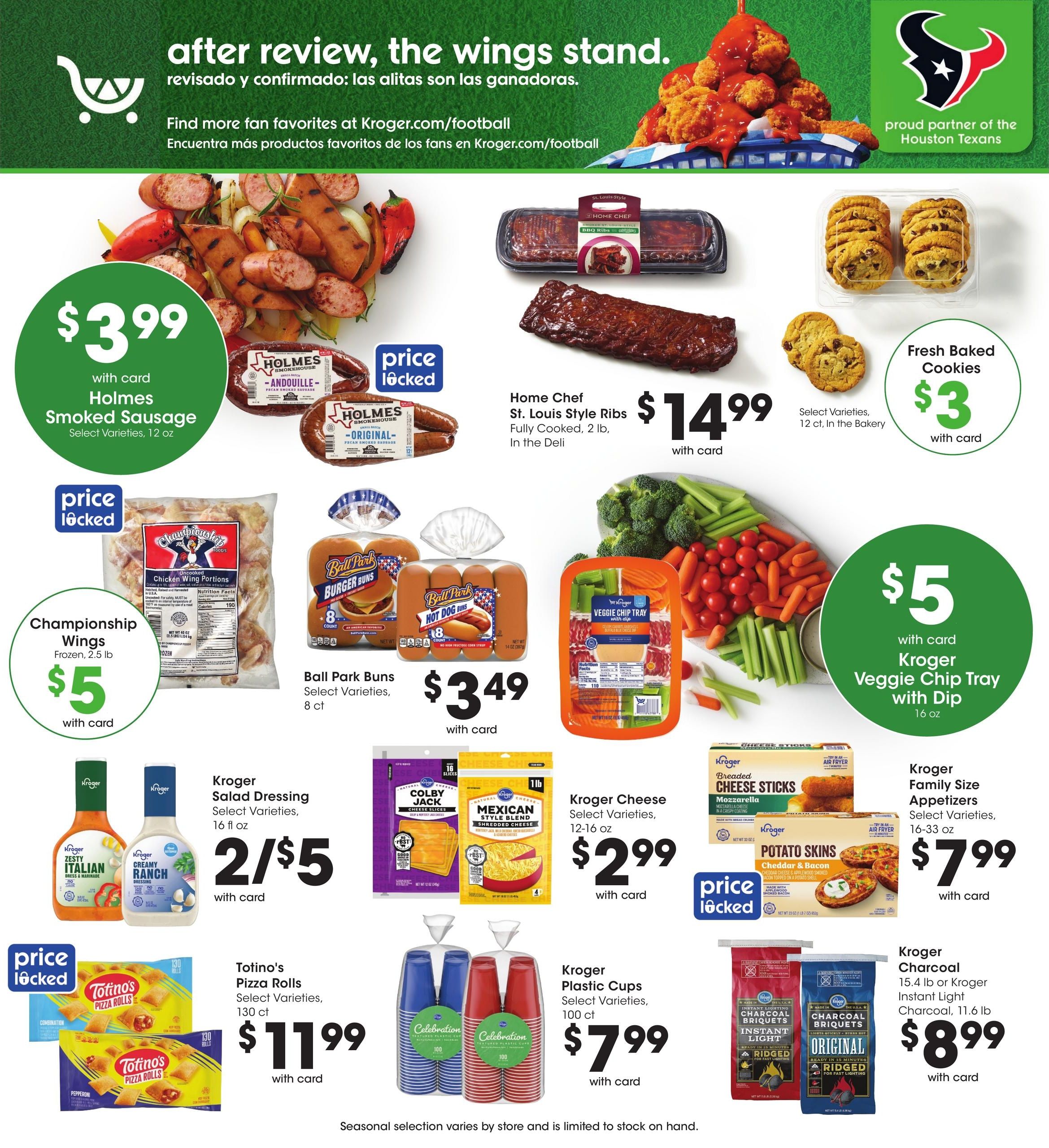 Kroger (Houston-Pasadena Area, TX) Weekly Ad September 16 - 22, 2026