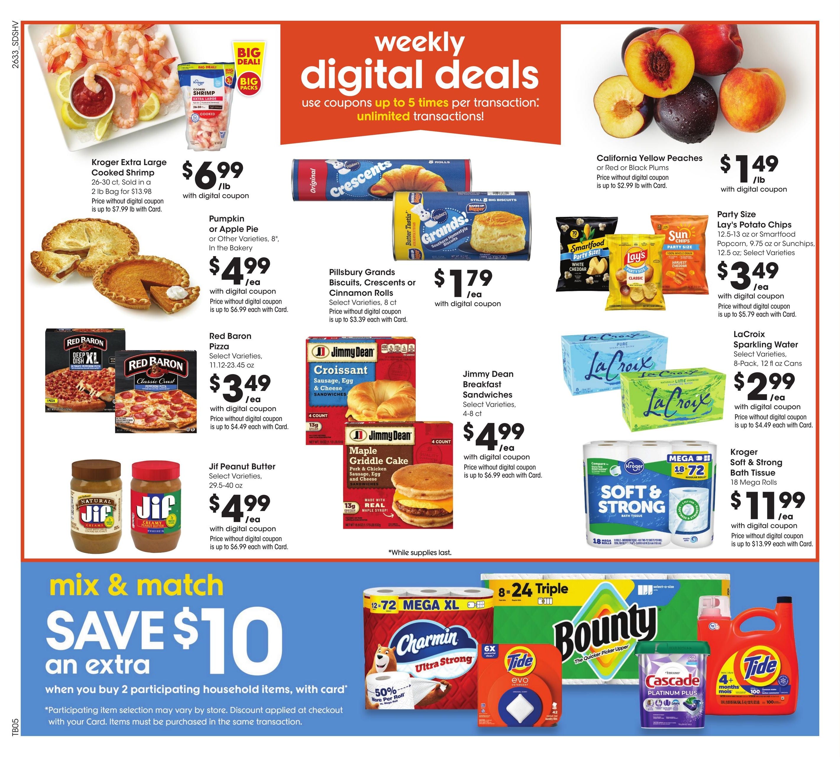 Kroger (Shreveport Area, LA) Weekly Ad September 16 - 22, 2026