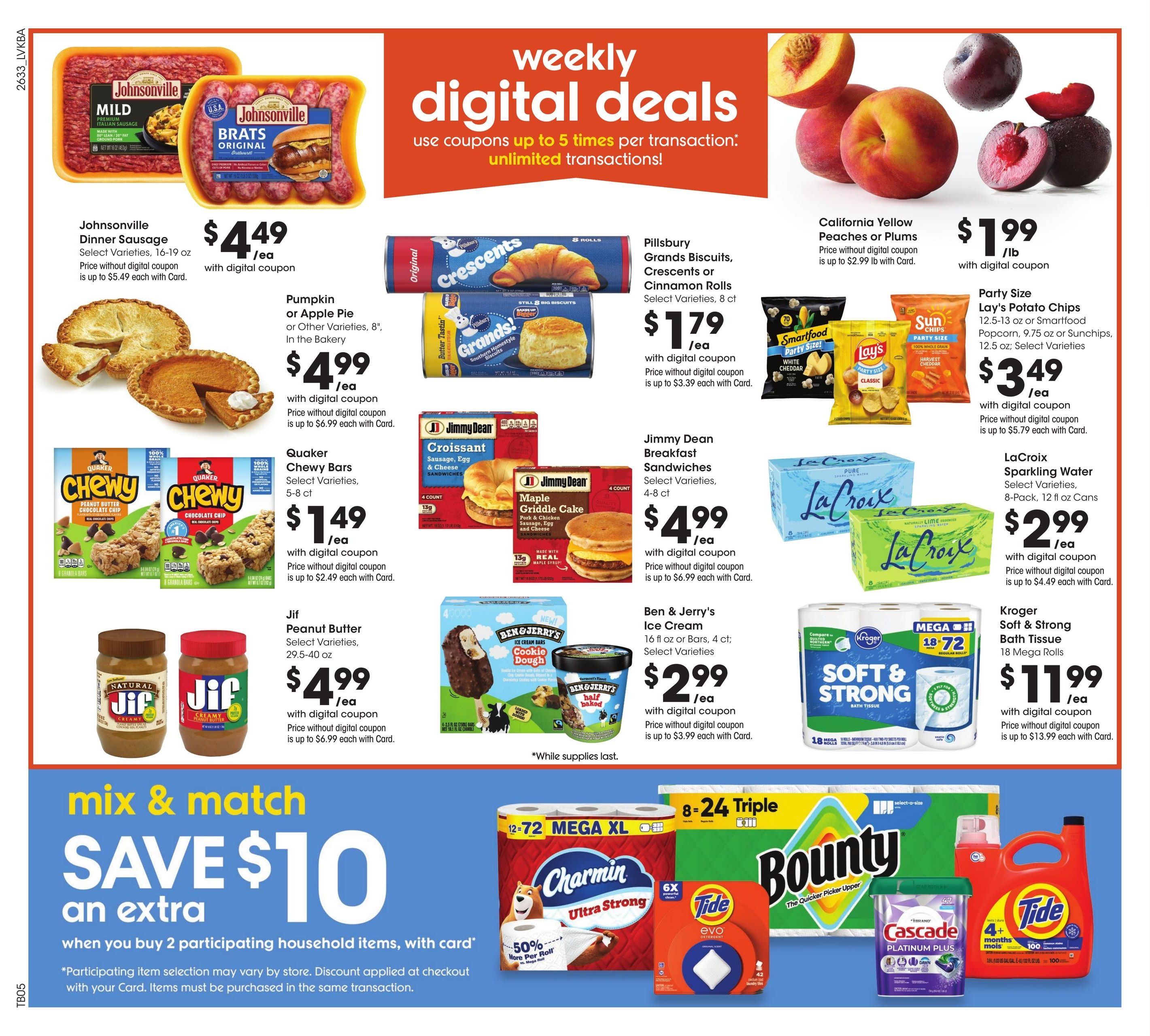 Kroger (Tell City Area, IN) Weekly Ad September 16 - 22, 2026