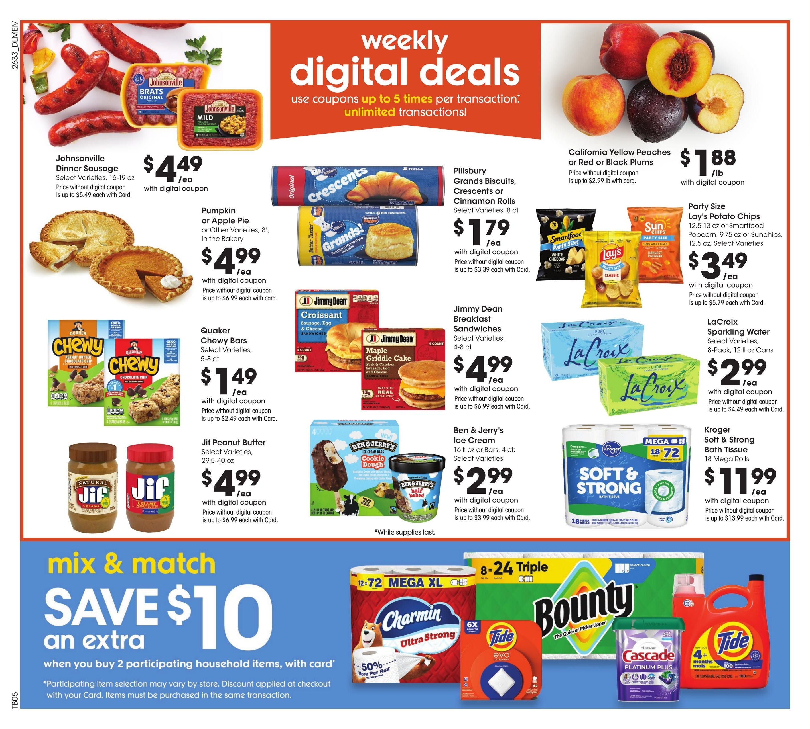 Kroger (Tupelo Area, MS) Weekly Ad September 16 - 22, 2026