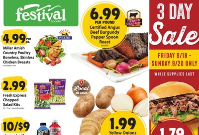 Festival Foods (Black Earth Area, WI) Weekly Ad (organic) Weekly Ad September 16 - 22, 2026
