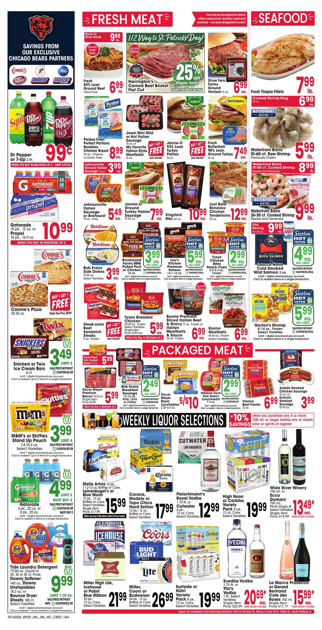 Jewel-Osco (Bellevue Area, IA) Weekly Ad September 16 - 22, 2026