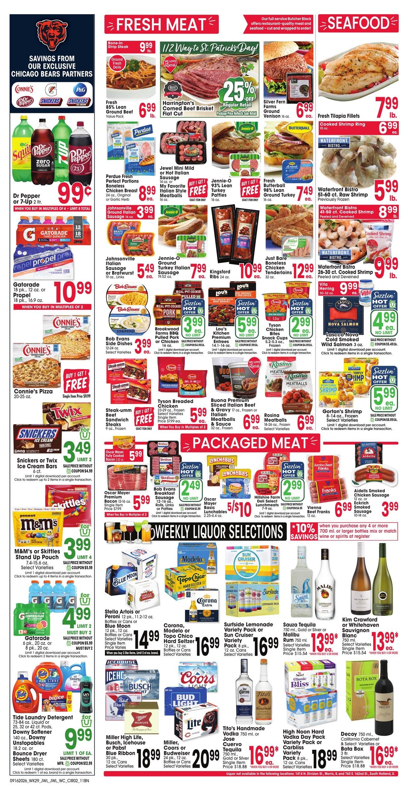 Jewel-Osco (De Land Area, IL) Weekly Ad September 16 - 22, 2026