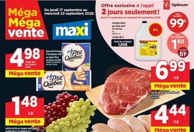 Maxi Flyer September 17 to 23