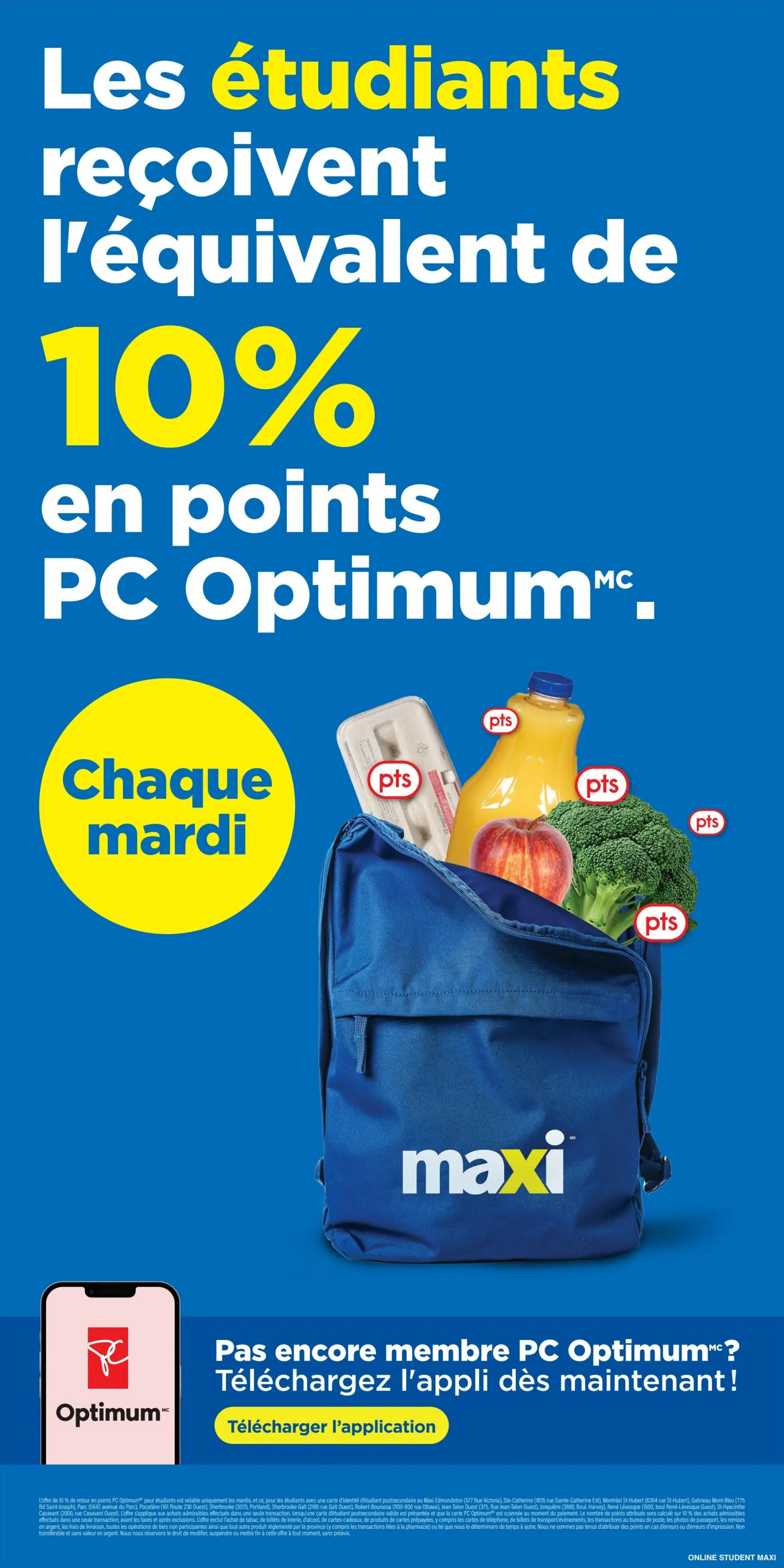 Maxi Flyer September 17 to 23