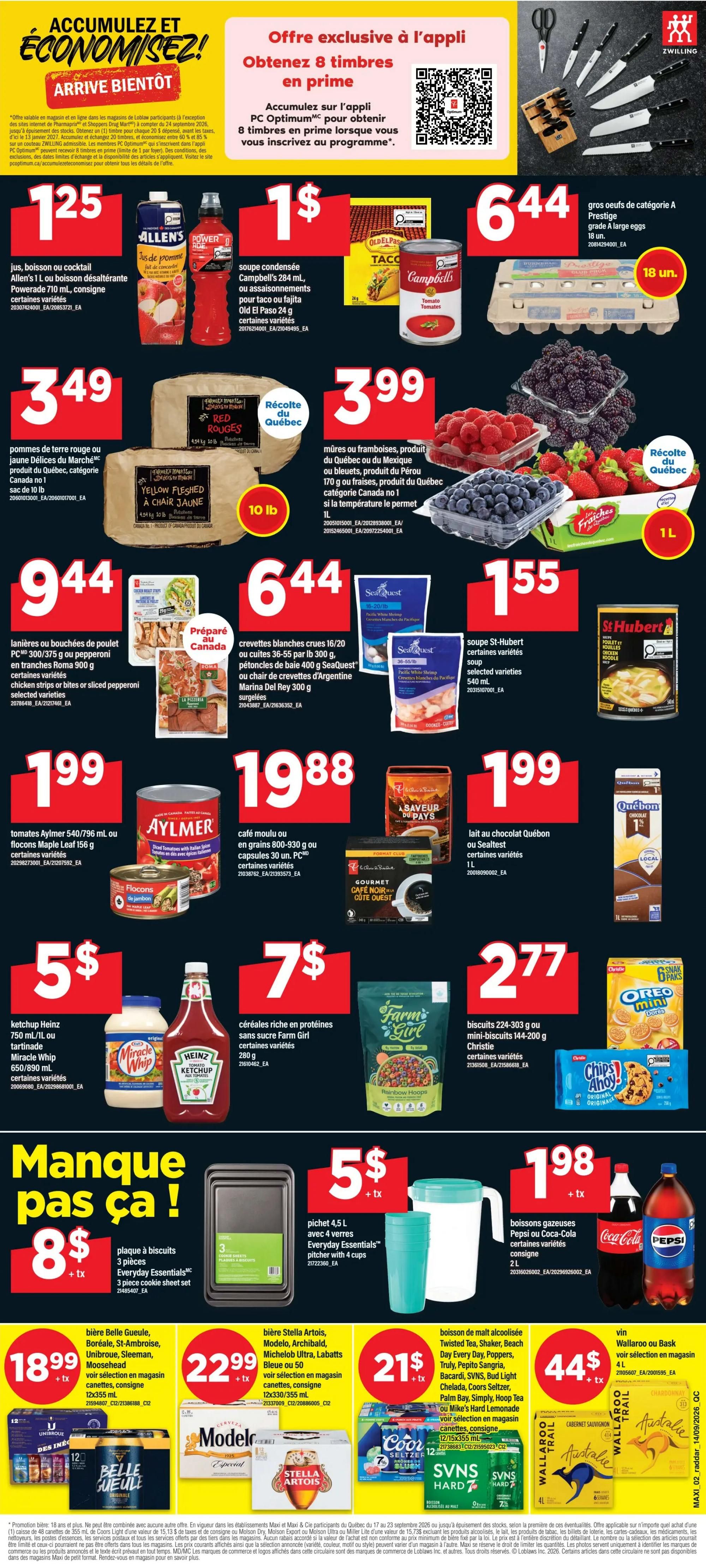 Maxi Flyer September 17 to 23
