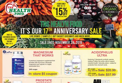 TNS Health Food Flyer November 14 to 28