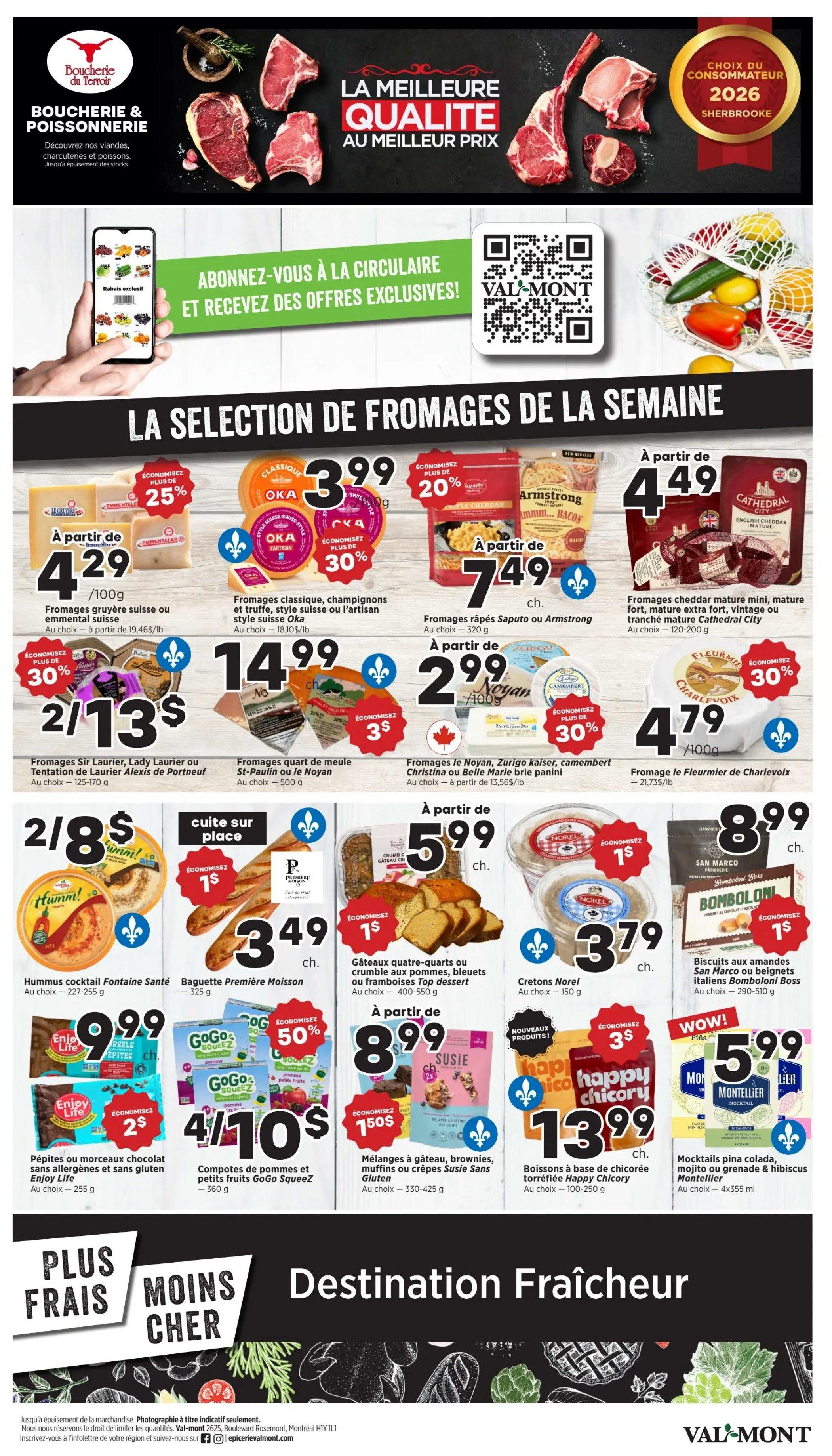 Val-Mont Flyer September 17 to 23